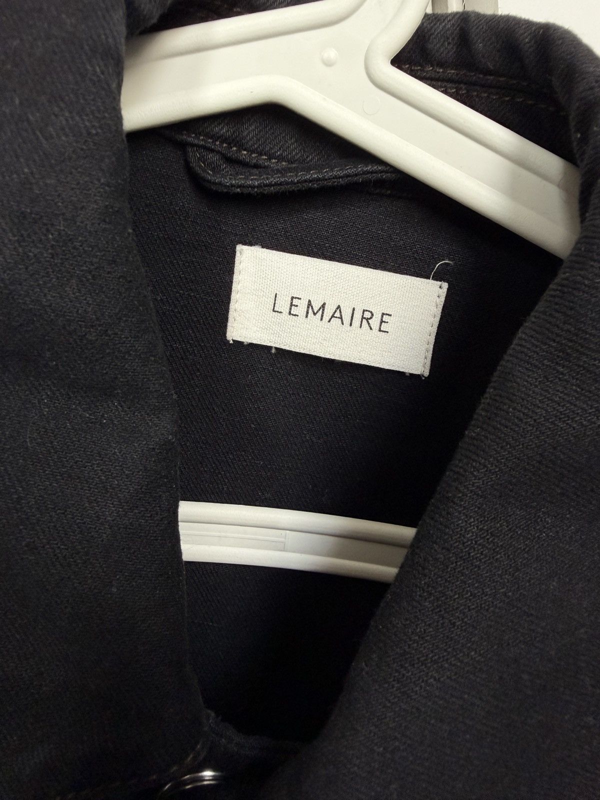 Lemaire Lemaire Black Denim Jacket Size XS / US 0-2 / IT 36-38 - 4 Thumbnail
