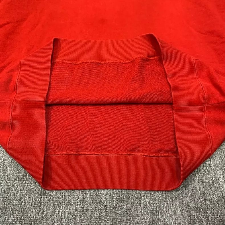 Givenchy Givenchy Red Destroyed Logo Hooded Sweatshirt 2506-Nextarro Size US XXL / EU 58 / 5 - 6 Thumbnail