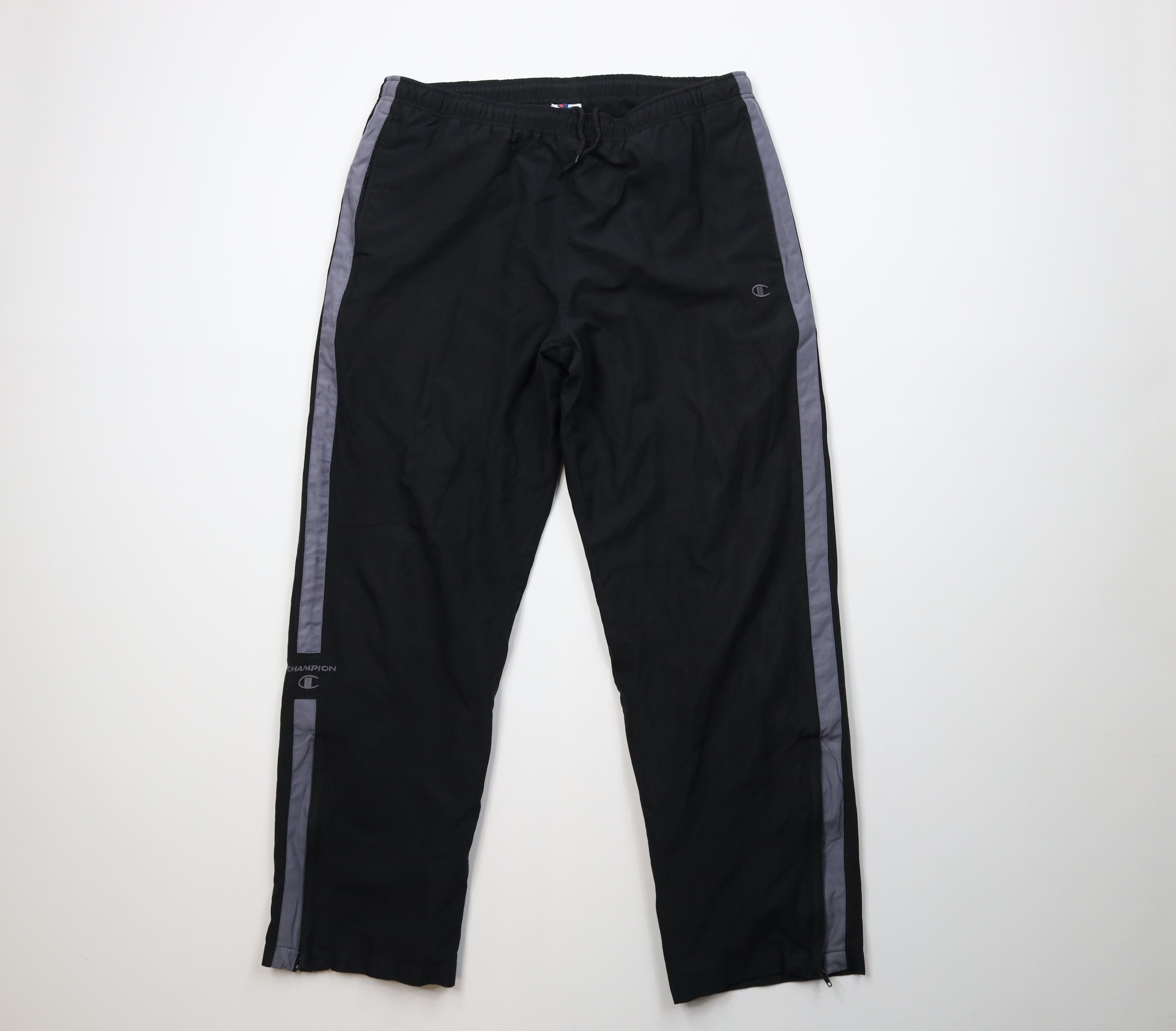 Champion Vintage 90s Champion Spell Lined Wide Leg Microfiber Pants Size US 34 / EU 50 - 1 Thumbnail