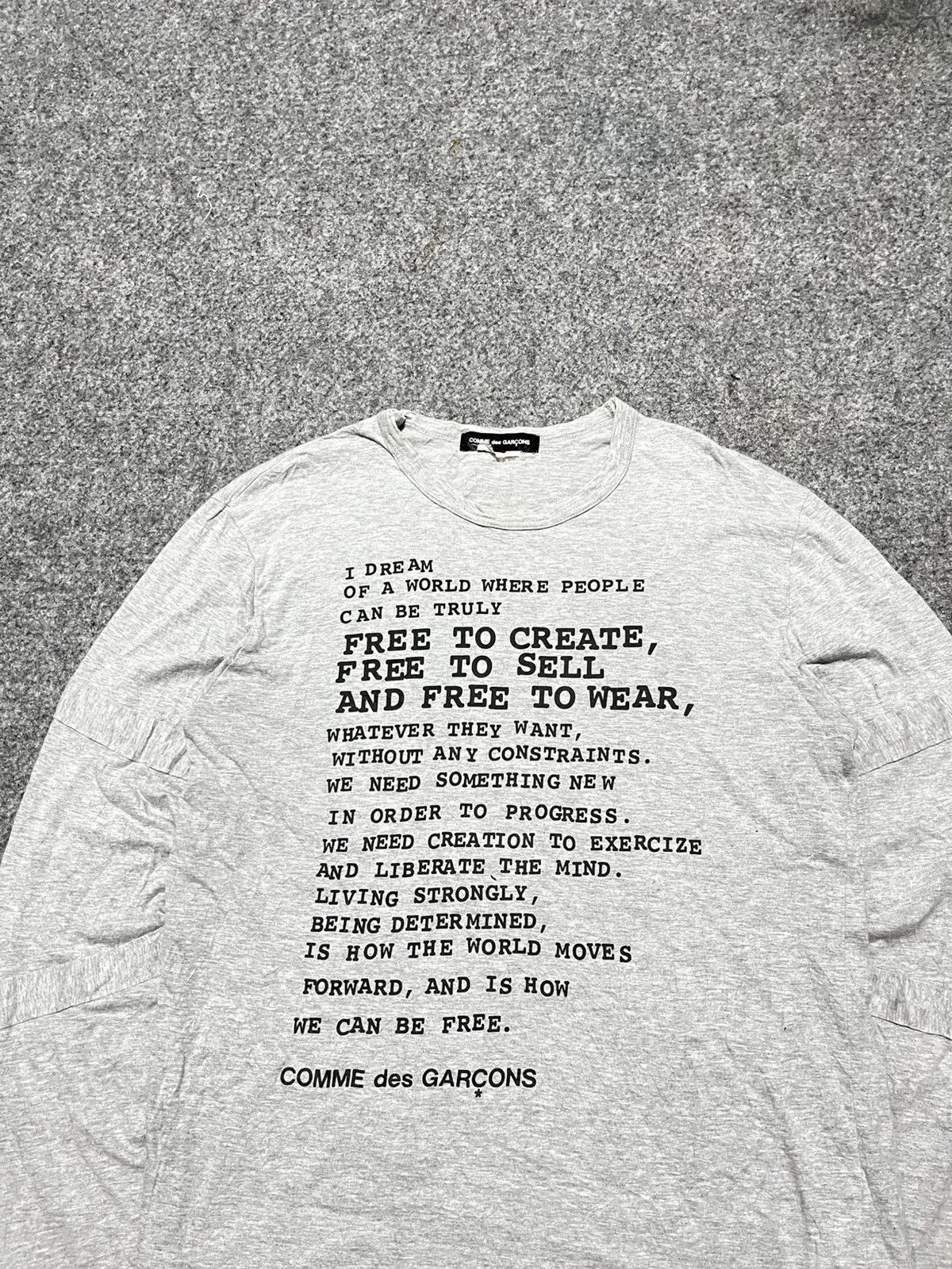 Comme des Garcons Comme des Garcons Longslevee Shirt Size US M / EU 48-50 / 2 - 6 Thumbnail