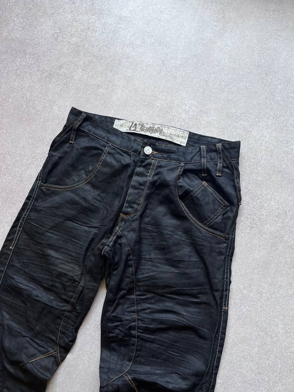 Japanese Brand Vintage J2 Baggy Avantgarde Jeans Y2K 32 Size US 32 / EU 48 - 5 Thumbnail
