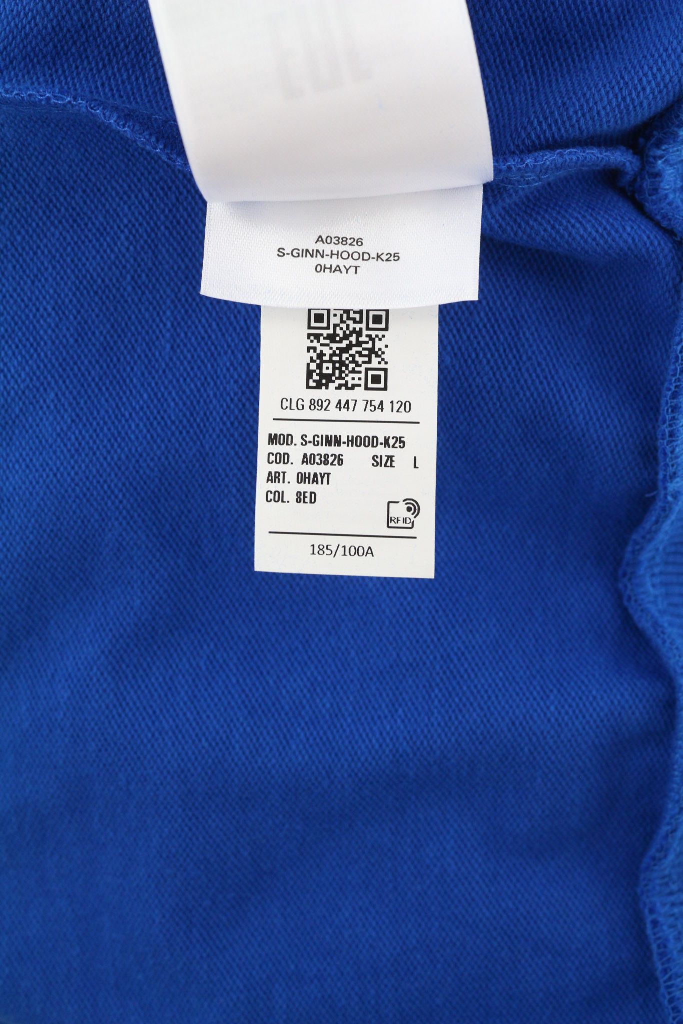 Diesel S-Ginn-Hood-K25 Mens Hoodie L Blue Oversized 40370 Size US L / EU 52-54 / 3 - 11 Thumbnail