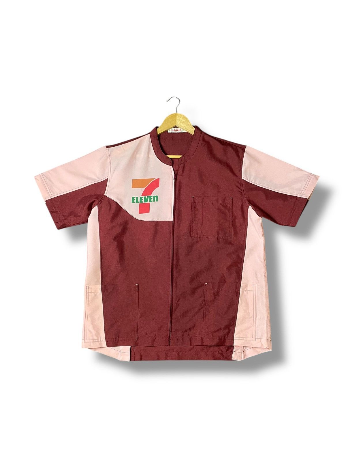 Japanese Brand 7-Eleven Workers Uniform Jacket (110) Size US L / EU 52-54 / 3 - 1 Thumbnail