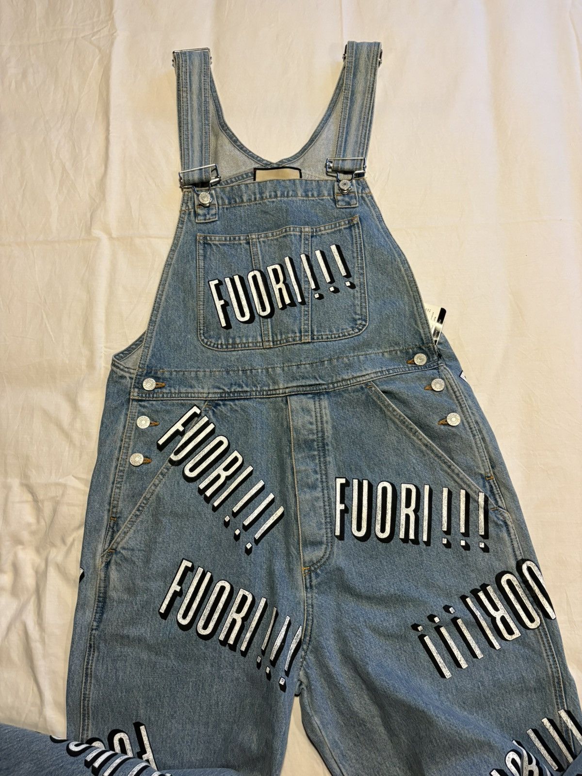 Gucci Gucci Fuori!!! Denim overalls. Size US 32 / EU 48 - 8 Thumbnail