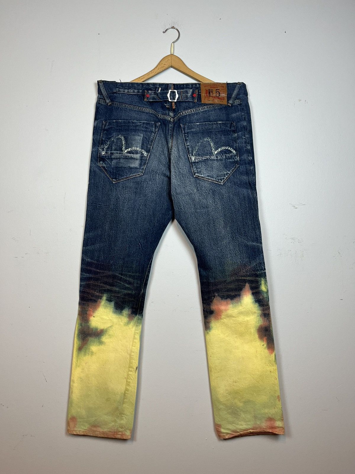 Evisu × Japanese Brand Hand dyed Evisu Jeans Size US 32 / EU 48 - 1 Thumbnail