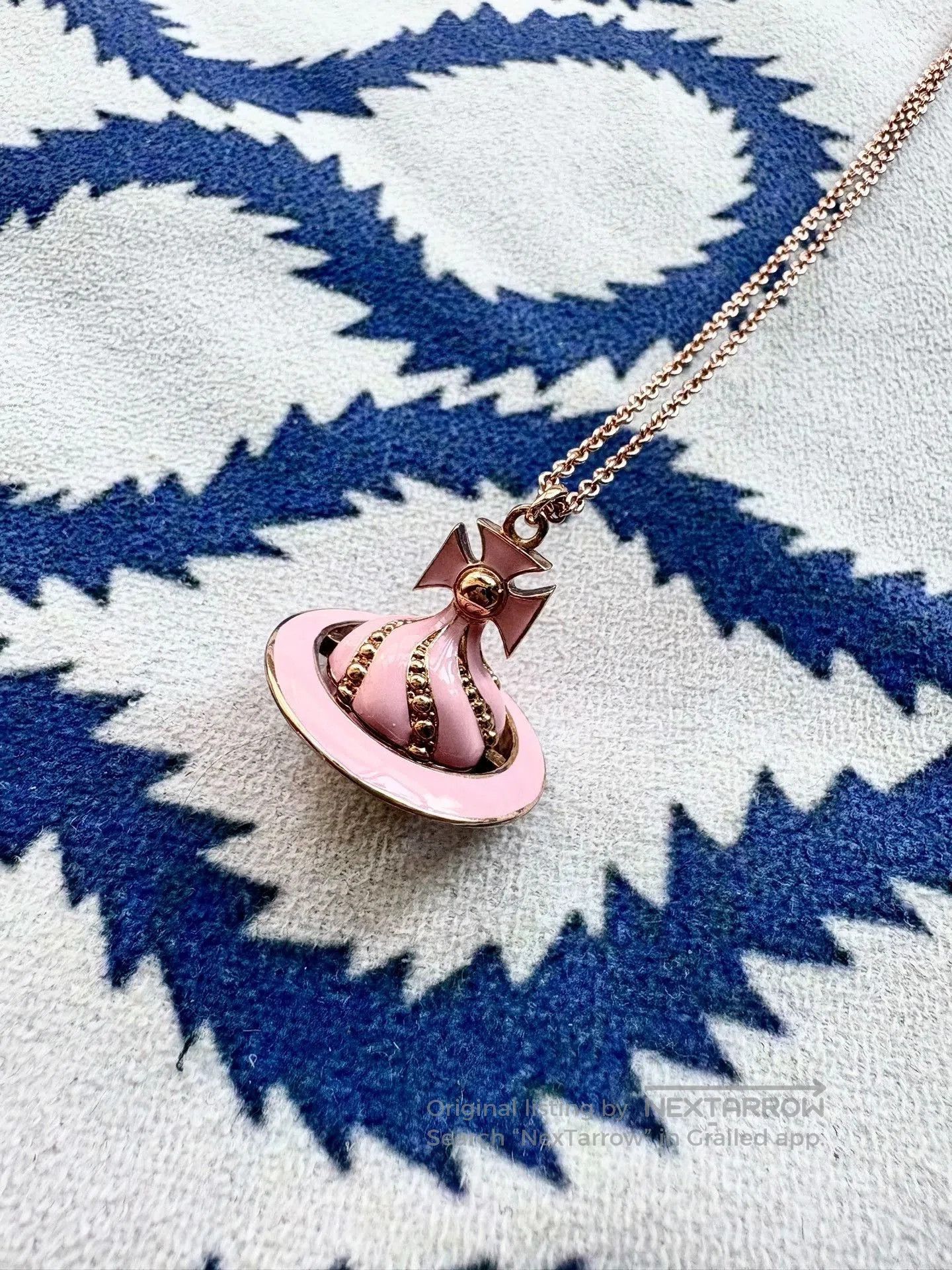Vivienne Westwood Vivienne Westwood Vintage Pink Orb Necklace. Size ONE SIZE - 2 Thumbnail