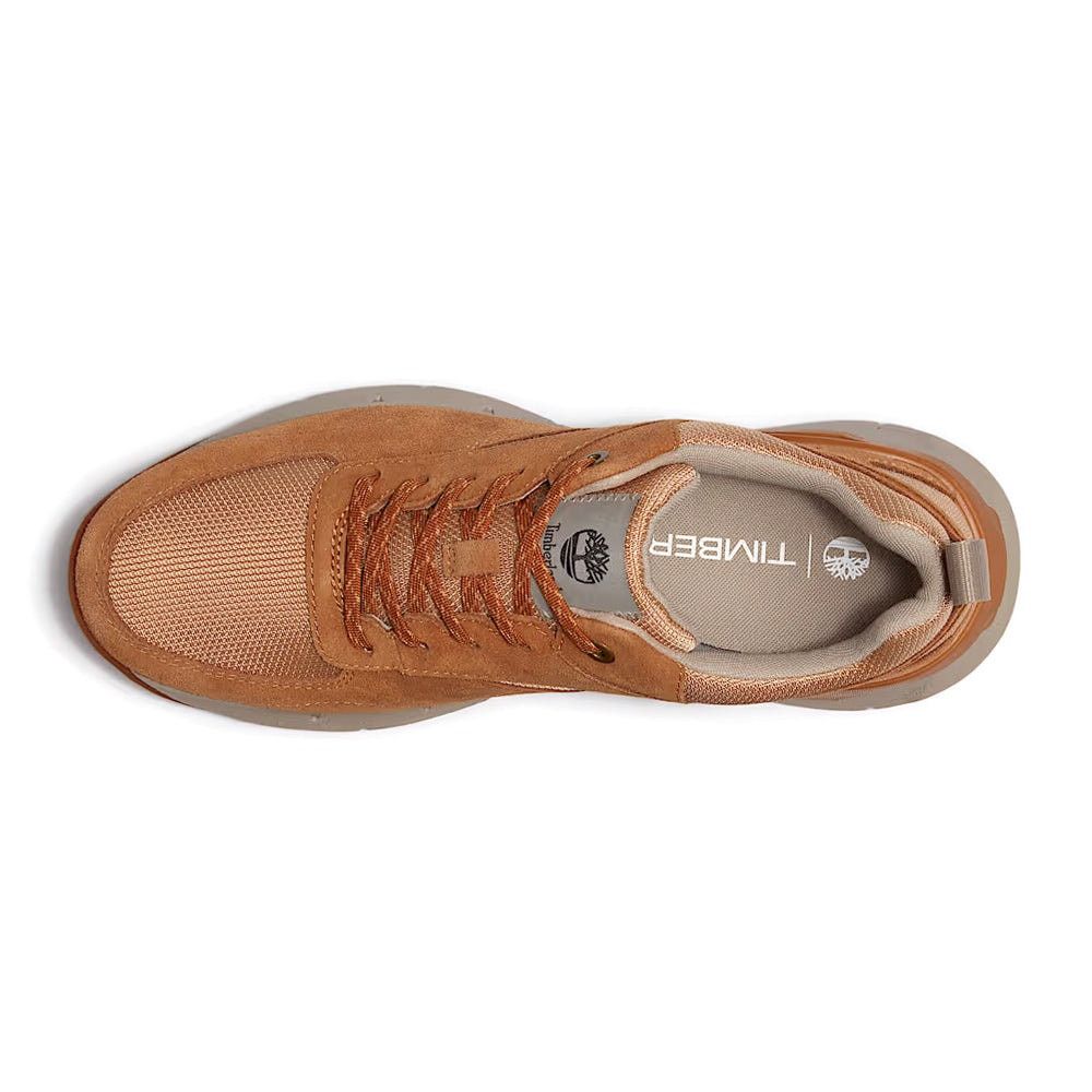 Timberland TIMBERLAND MEN'S 7.5 VOYAGER PARK LOW LACE SNEAKER WHEAT NIB Size US 7.5 / EU 40-41 - 4 Thumbnail