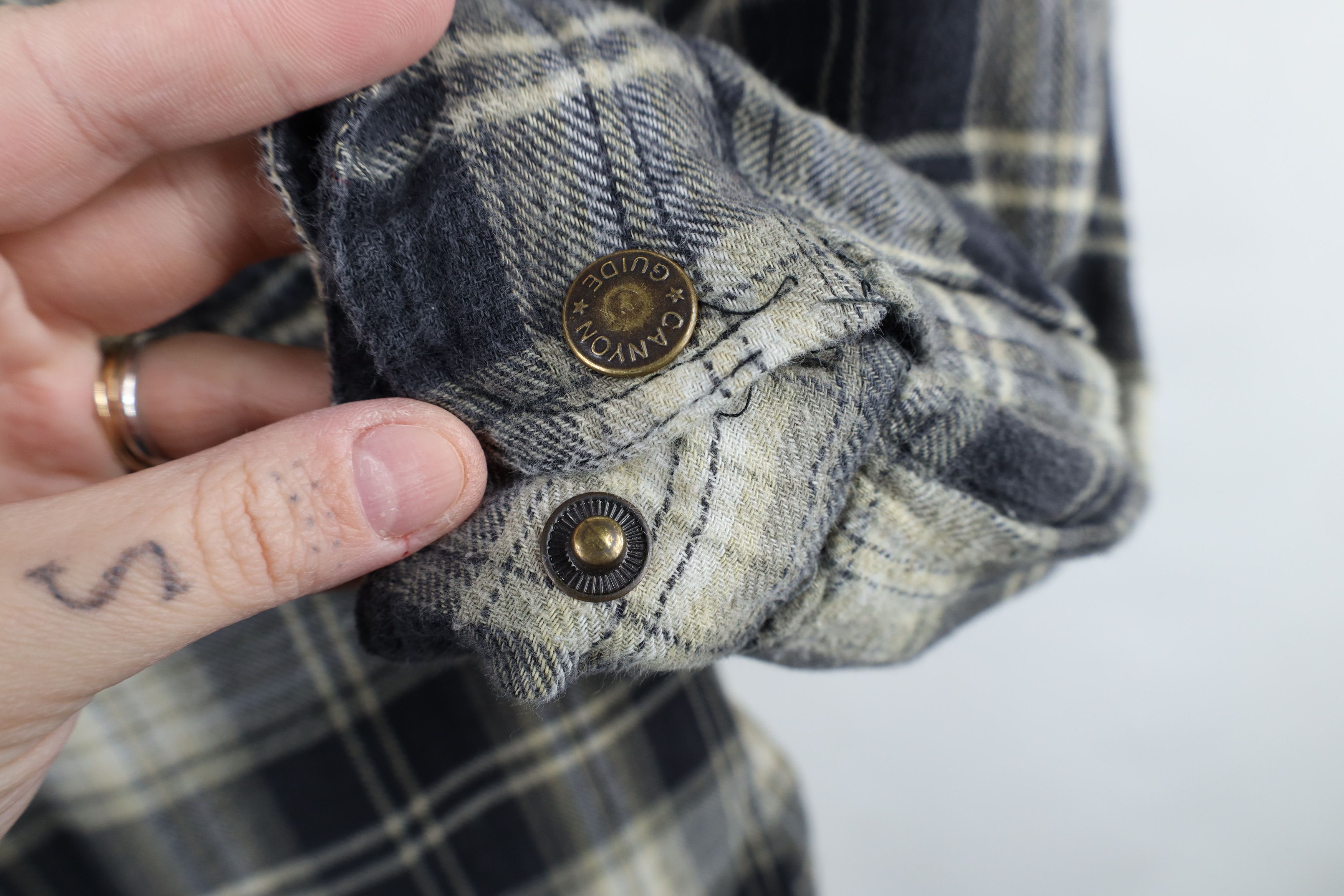 Vintage Vintage 90s Y2K Streetwear Flannel Button Shirt Jacket Size US M / EU 48-50 / 2 - 4 Thumbnail