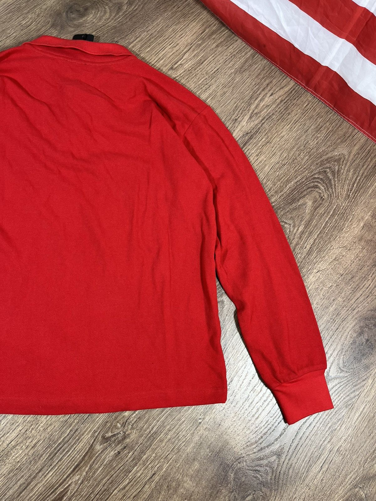 Dolce & Gabbana Dolce & Gabbana Red Polo Long Sleeve Size US L / EU 52-54 / 3 - 14 Thumbnail