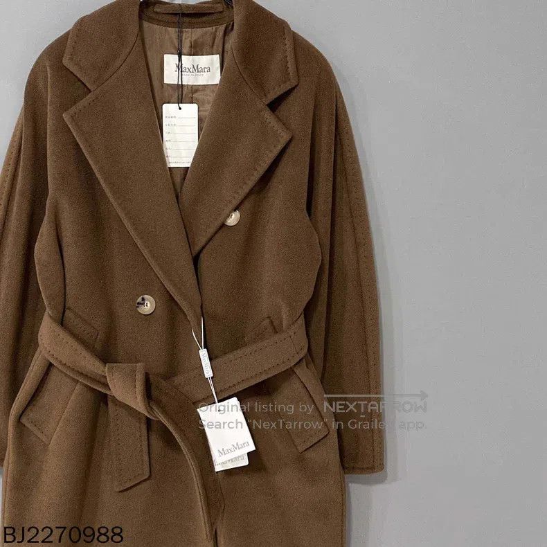 Max Mara Max Mara Dark brown coat Size XS / US 0-2 / IT 36-38 - 2 Thumbnail