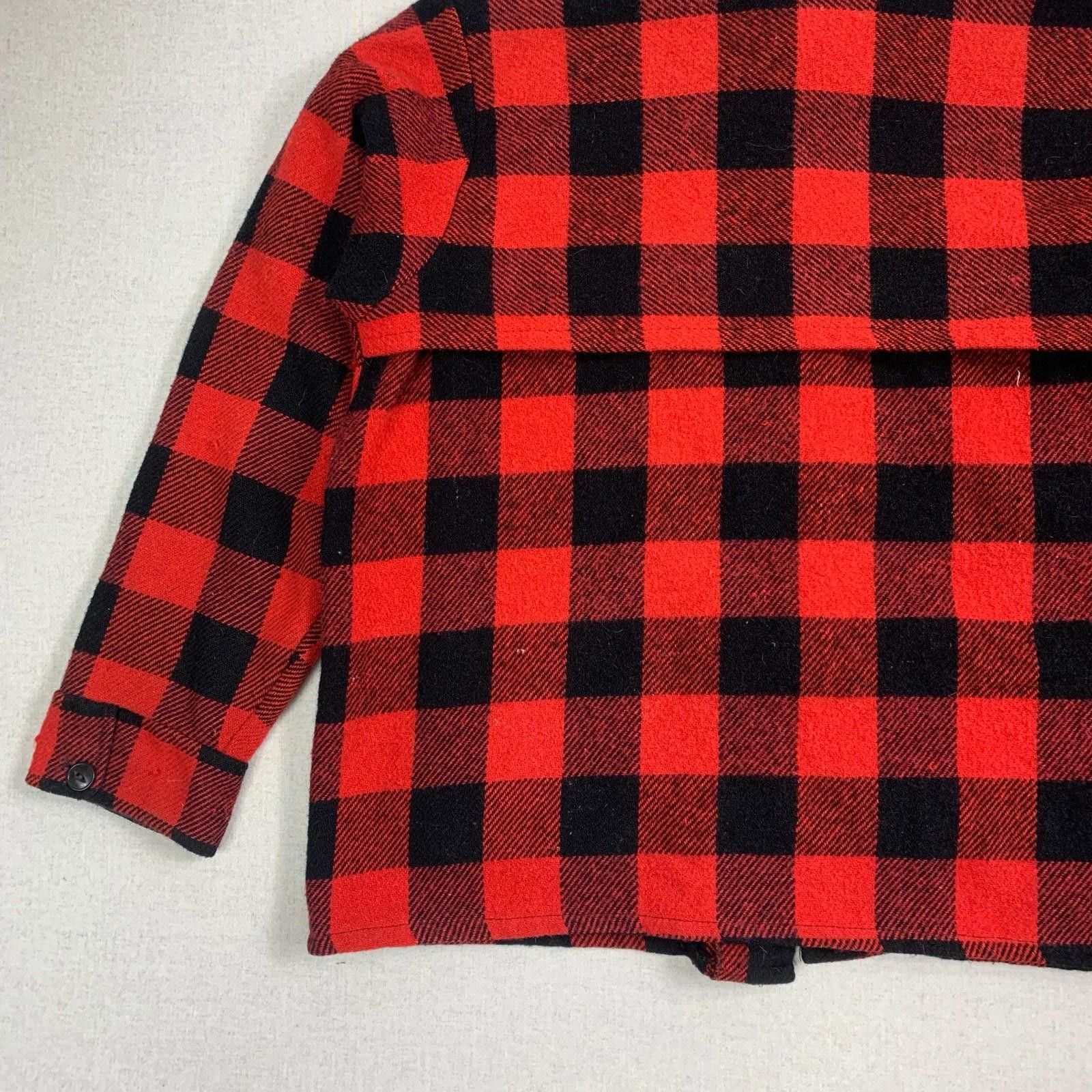 Other Buffalo Plaid Button Down Wool Jacket Regent Chemise S 70s Size US S / EU 44-46 / 1 - 9 Thumbnail