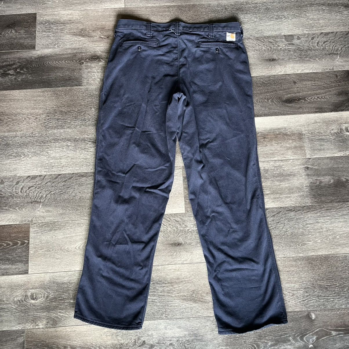 Carhartt Vintage Carhartt FR Rugged Flame Resistant Navy Pants 36x32 Size US 36 / EU 52 - 1 Thumbnail