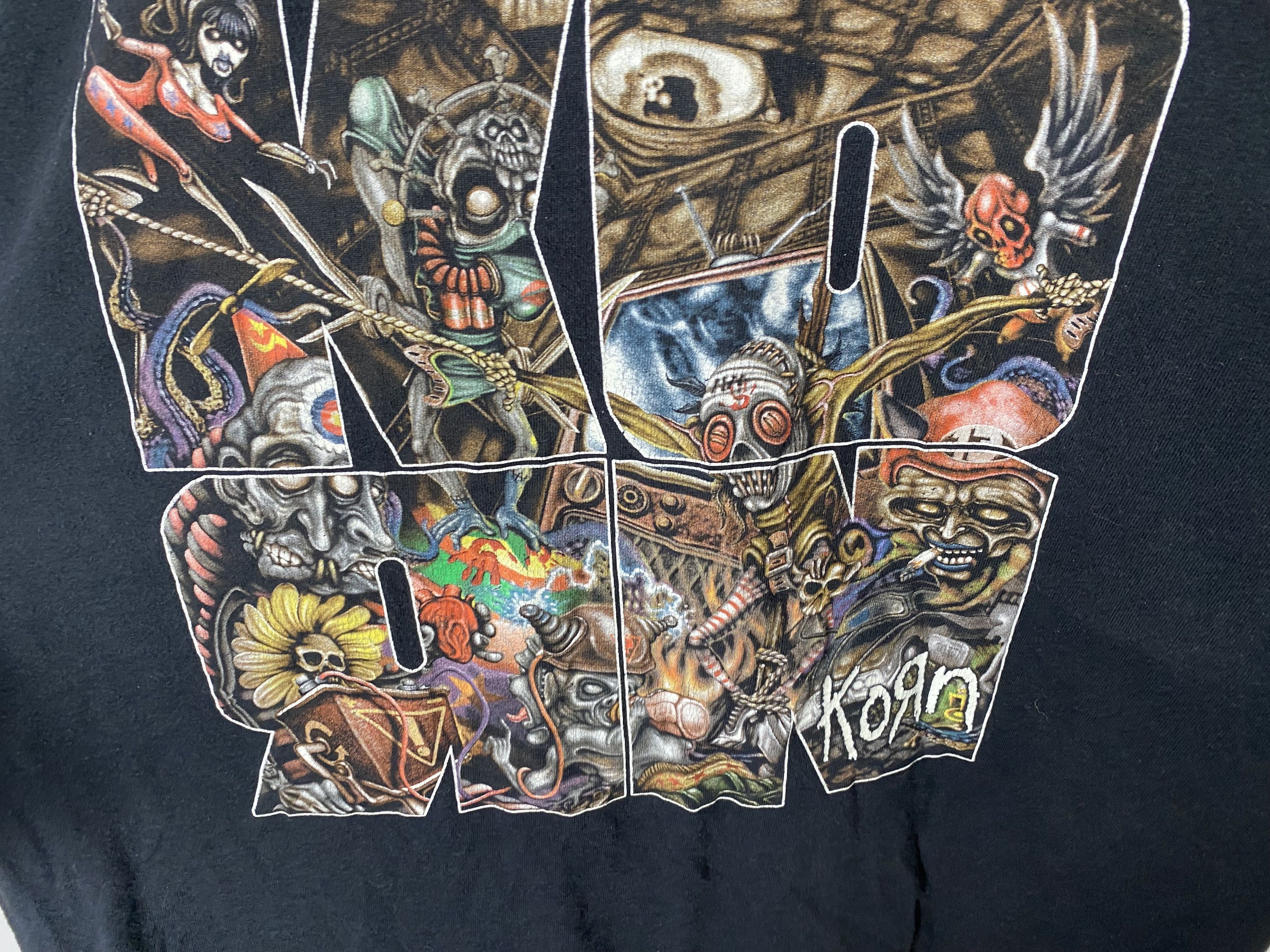 Band Tees VINTAGE 90s KORN GRAPHIC TEE T-SHIRT SIZE M Size US M / EU 48-50 / 2 - 4 Thumbnail