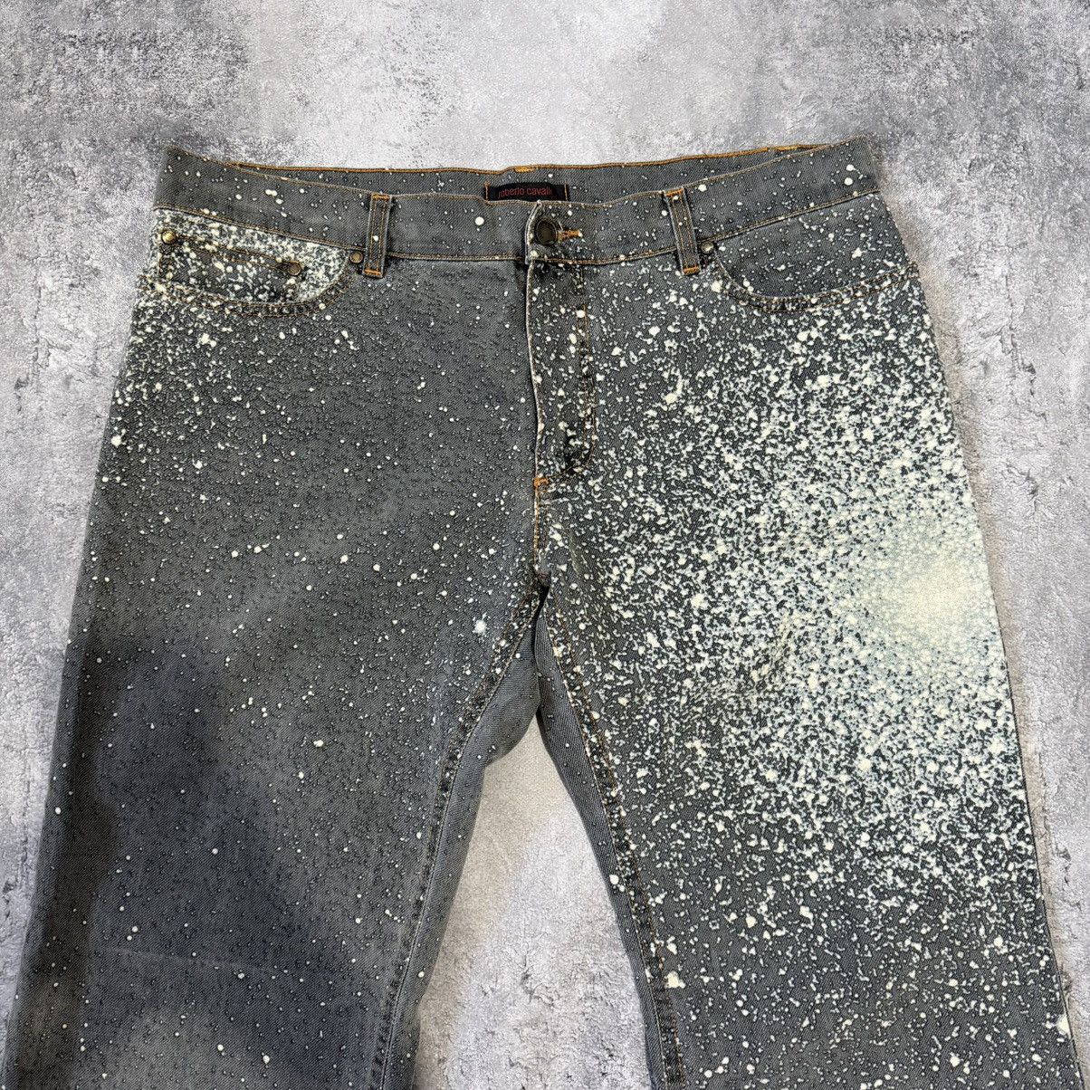 Roberto Cavalli Roberto Cavalli 2000s Pants Galaxy White Jeans Size 34" / US 12 / IT 48 - 4 Thumbnail