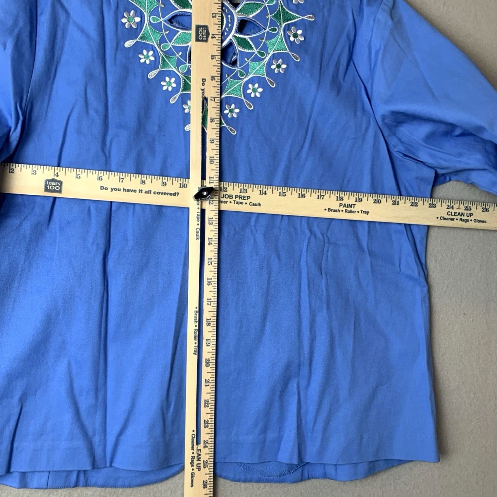 Bob Mackie Bob Mackie Wearable Art Jacket Woman XL Blue Embroidered Geometric Full Zip NWT Vintage? No Size XL / US 12-14 / IT 48-50 - 5 Thumbnail