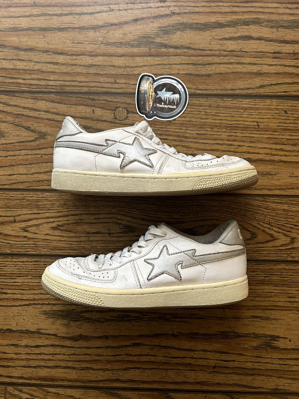 Bape Bape White/Grey Landsta Bapesta Size US 9 / EU 42 - 1 Thumbnail