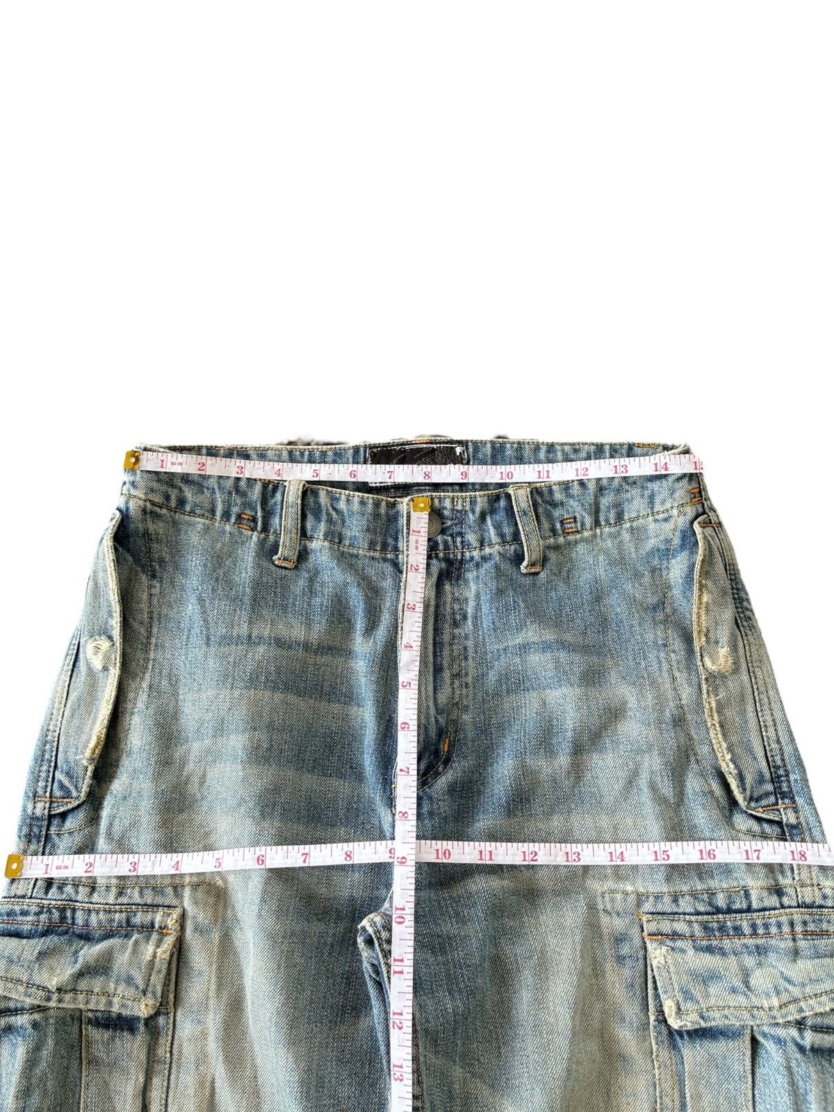 Oakley Vintage Oakley Mud Wash Distressed Baggy Cargo Jeans Size US 30 / EU 46 - 11 Thumbnail