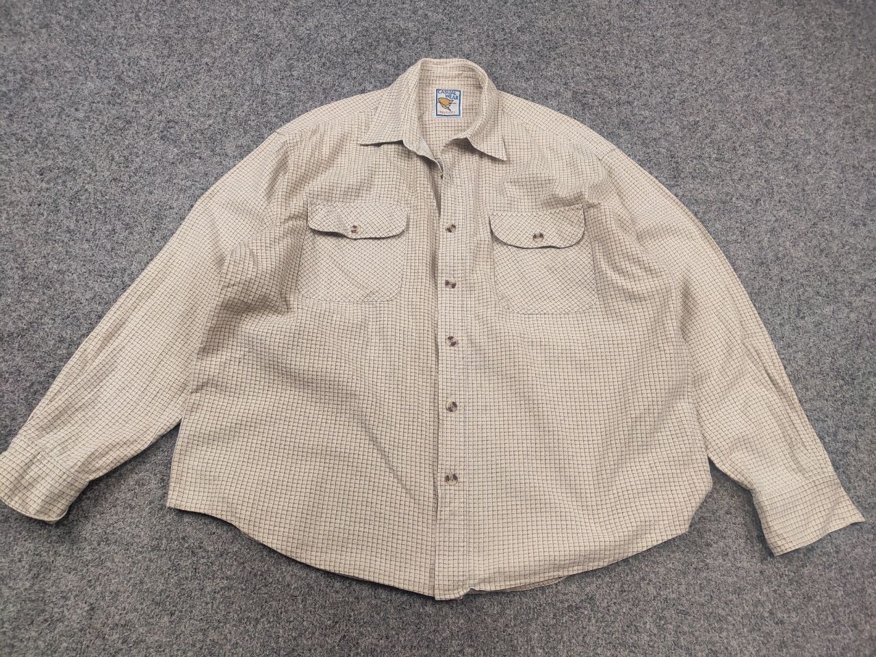 Japanese Brand Vintage 90's Simplicity Japanese flannel loose-fit shirt Size US M / EU 48-50 / 2 - 3 Thumbnail