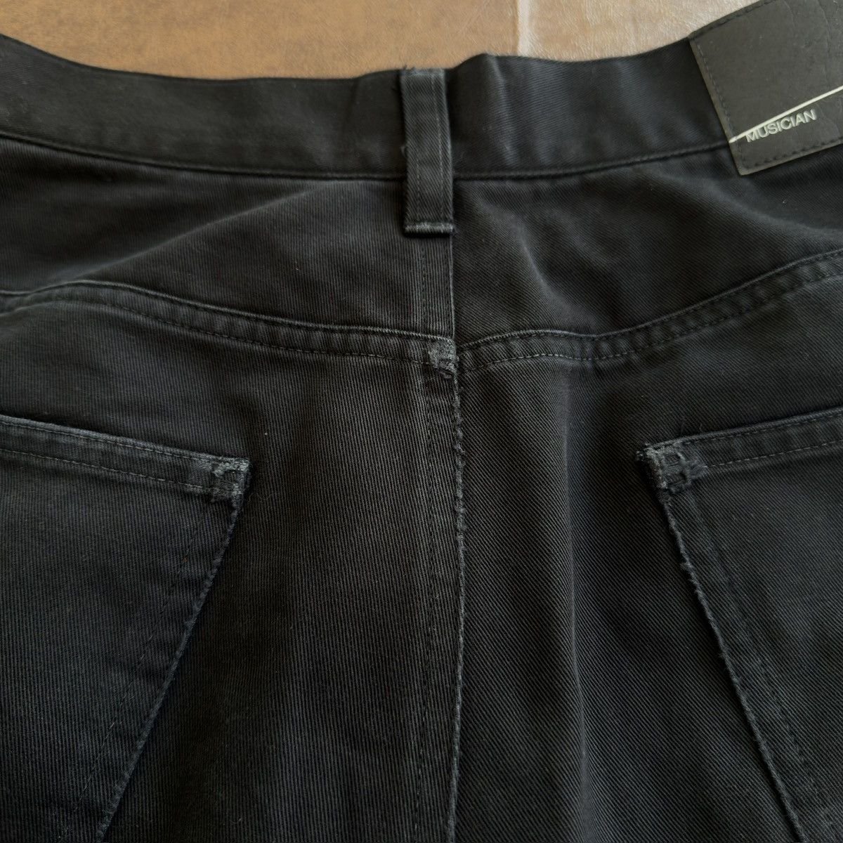 Lad Musician Mega Wide Leg Flare Denim Jeans Size US 28 / EU 44 - 9 Thumbnail