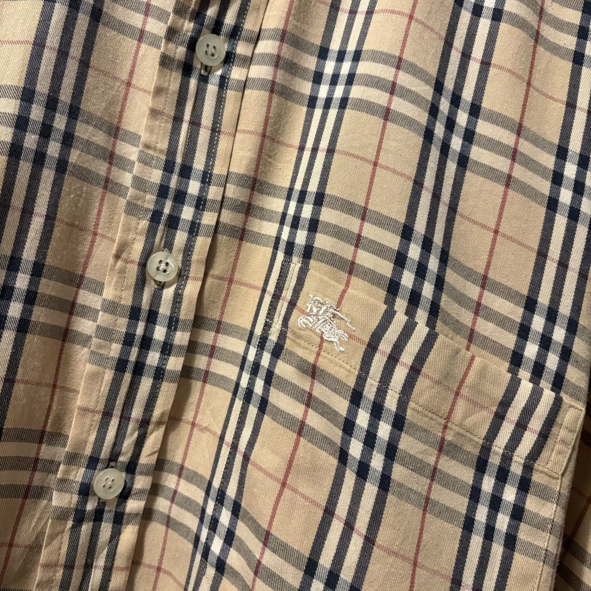 Burberry Burberry Novacheck Button Ups Size US XL / EU 56 / 4 - 2 Thumbnail
