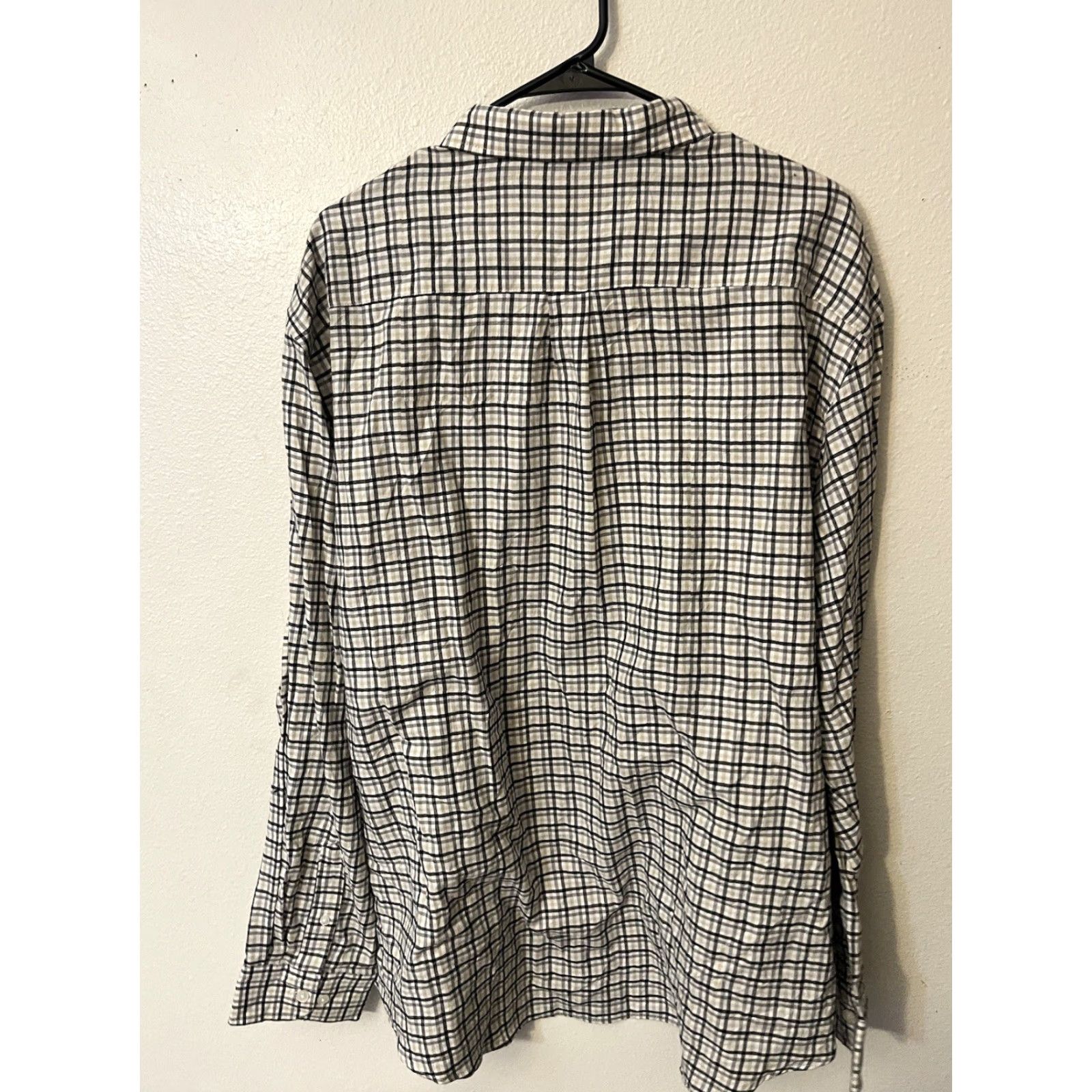Van Heusen VAN HEUSEN Button-Up Shirt Mens XXL Long Sleeve Multicolor Plaid Gingham Cotton Blend Size US XXL / EU 58 / 5 - 3 Thumbnail