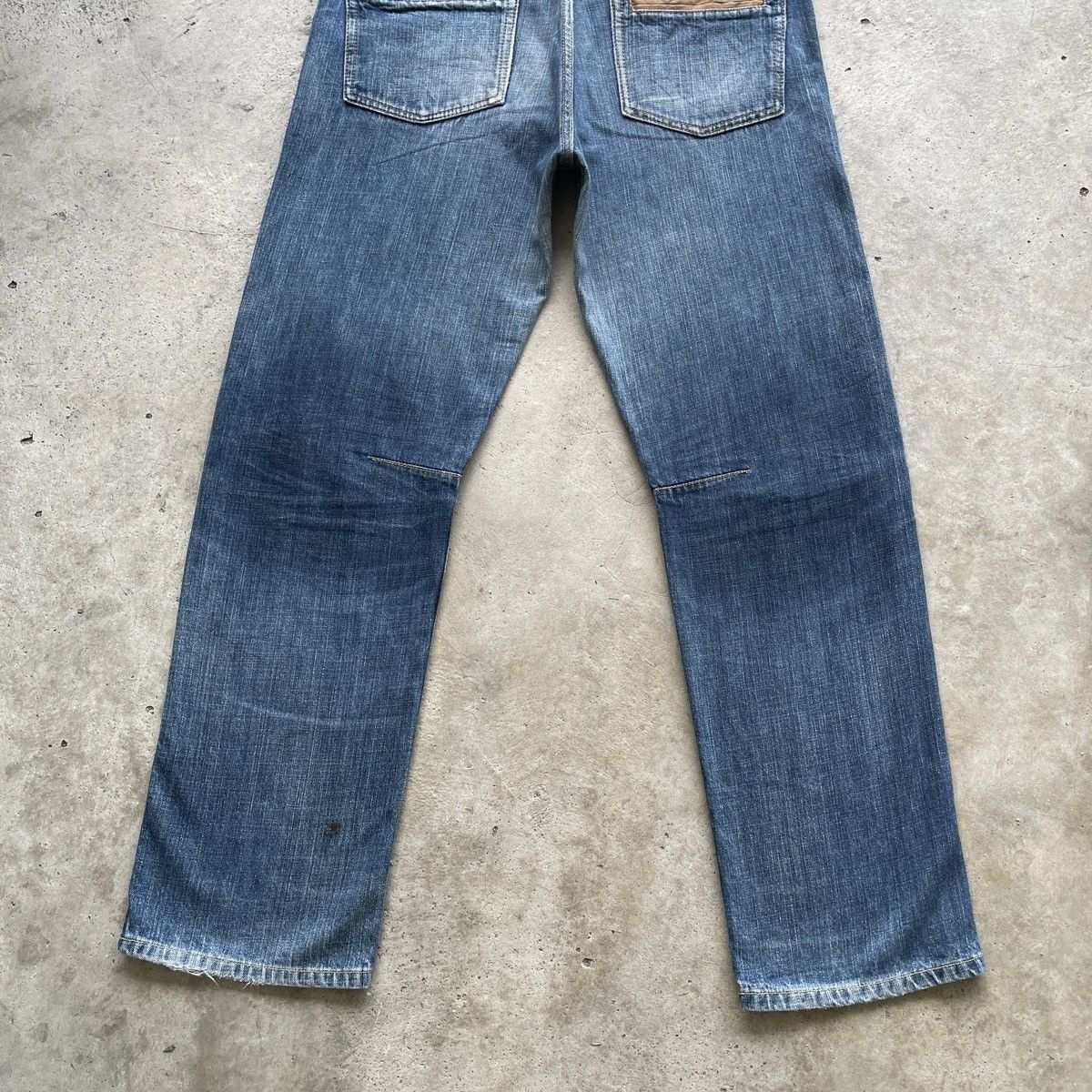 Japanese Brand Vintage ILLS Japan Faded Denim Jeans Pants W34x30.5 Size US 34 / EU 50 - 9 Thumbnail