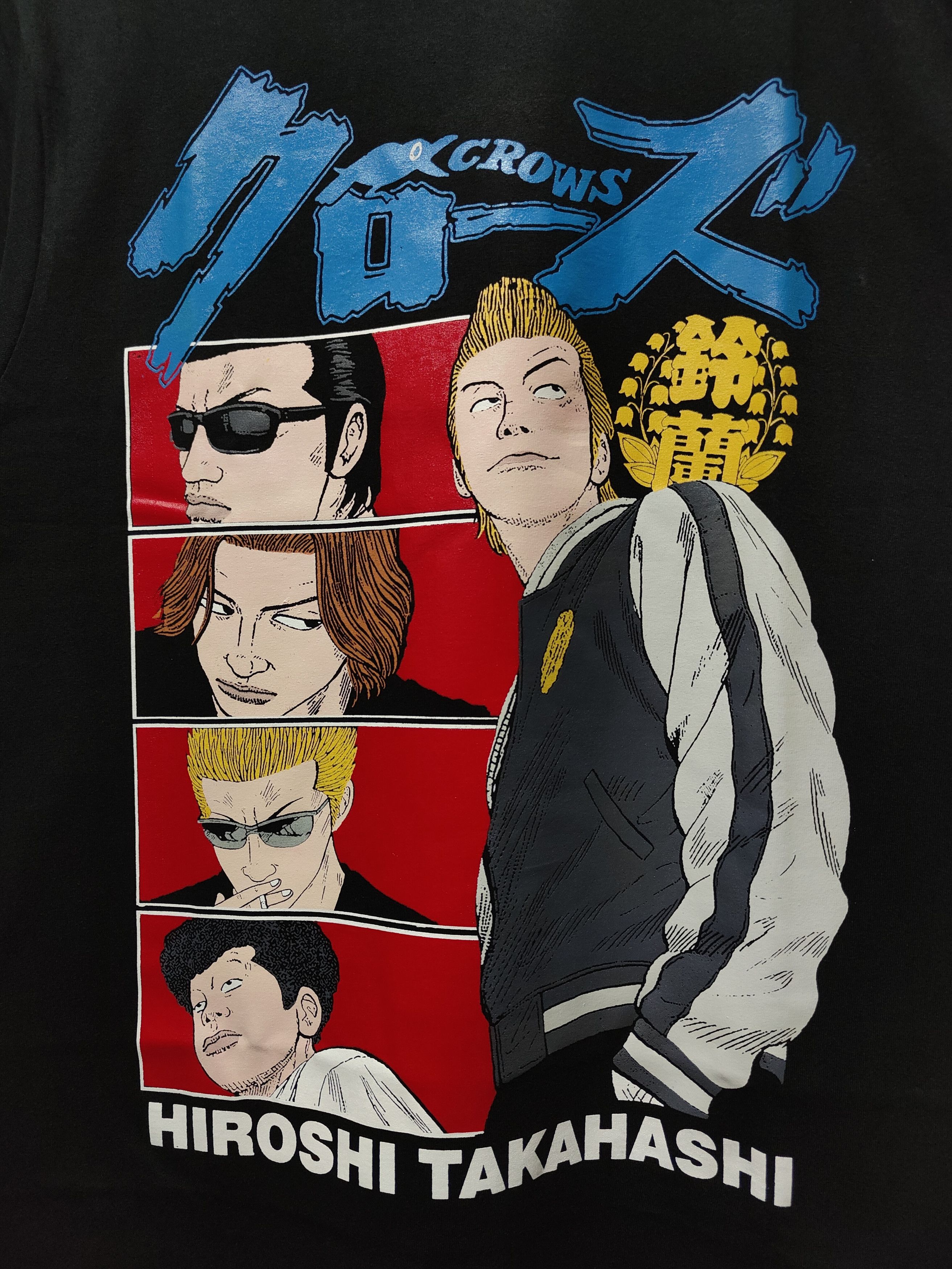 Anime Crows Bouya Harumichi T-shirt Size US XL / EU 56 / 4 - 2 Thumbnail