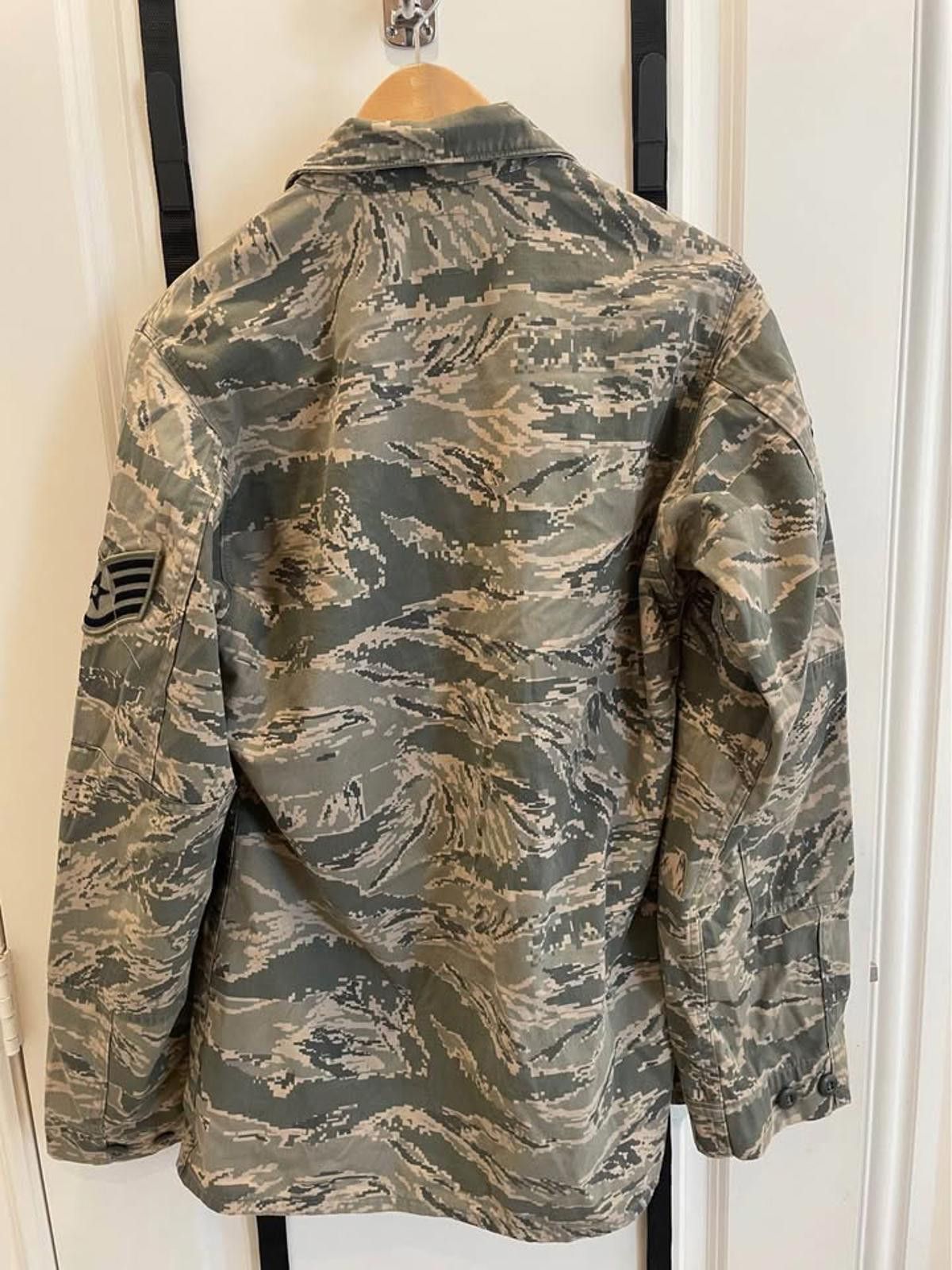 Designer US Air Force ABU Tiger Stripe Camo Jacket (38L) Size US L / EU 52-54 / 3 - 5 Thumbnail