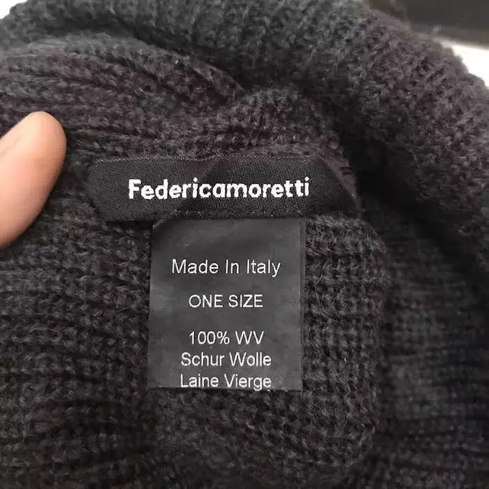 Vintage Federicamoretti Plain Beanie Hat Size ONE SIZE - 6 Thumbnail
