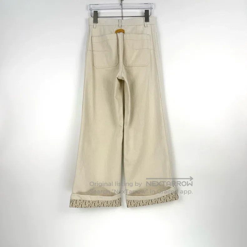 Dior Dior Beige leather-label jeans Size 42" / US 20 - 4 Thumbnail