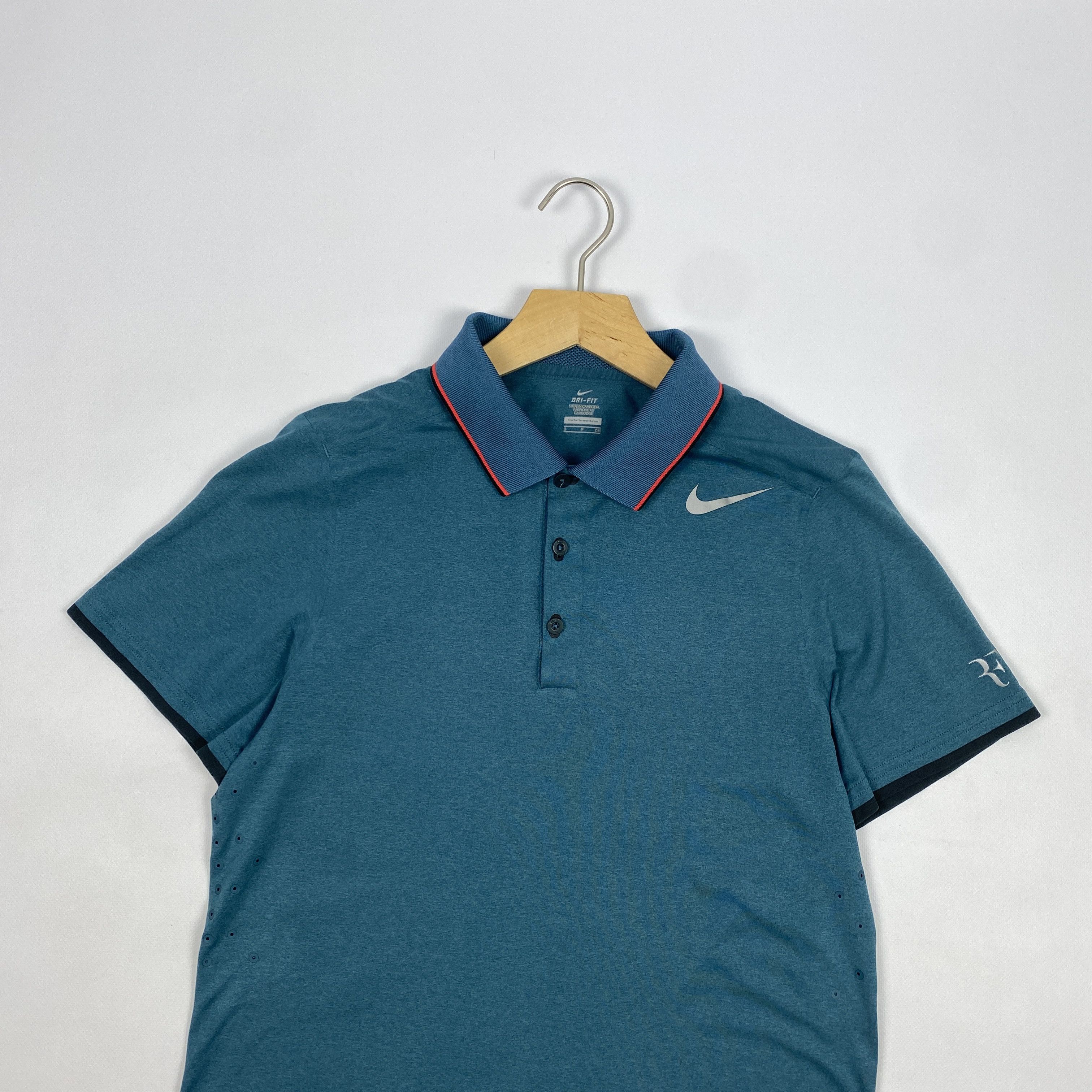 Nike Nike Roger Federer RF 2014 Australian Open Polo Tennis Shirt Size US S / EU 44-46 / 1 - 4 Thumbnail