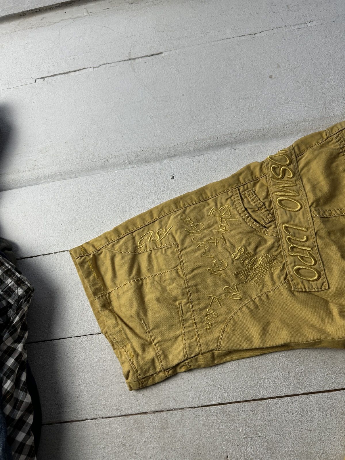 Other 🚨RARE COSMO LUPO BIG LOGO CARGO SHORTS Y2K VINTAGE Size US 34 / EU 50 - 10 Thumbnail
