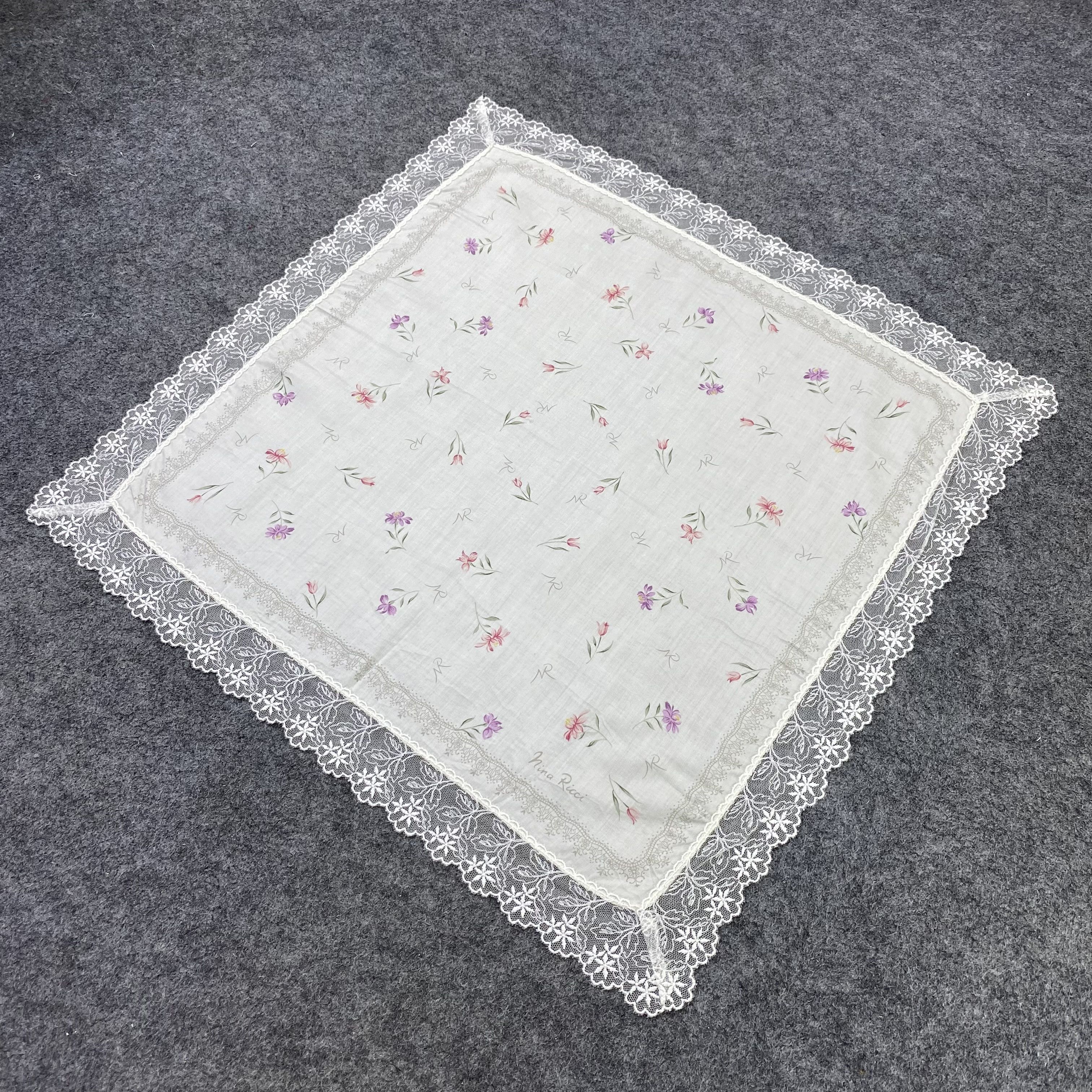 Nina Ricci Nina Ricci Handkerchief / Bandana / Neckerchief-B2218 Size ONE SIZE - 4 Thumbnail