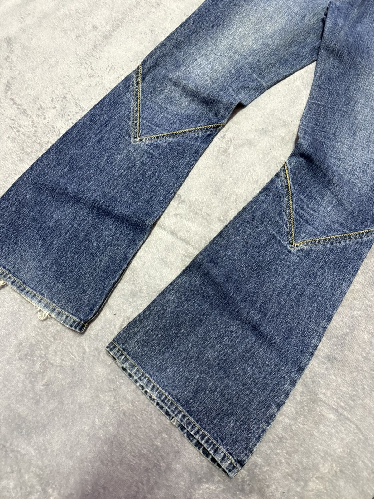 Hysteric Glamour Oririn Japan Panelling Flared Bootcut Jeans Size US 28 / EU 44 - 12 Thumbnail