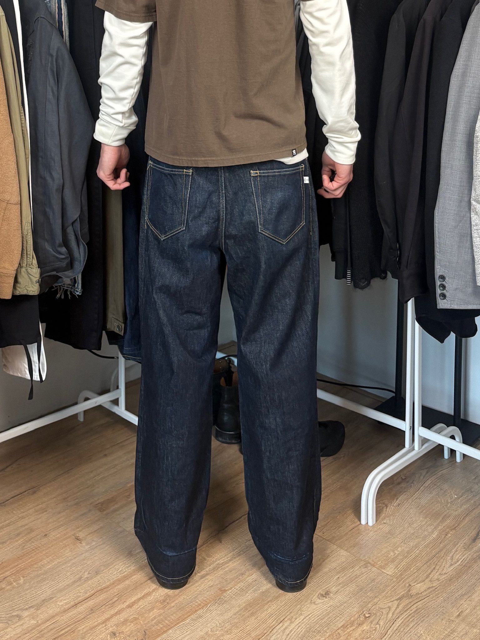 Facetasm Facetasm Wide Leg Jeans Indigo Size US 32 / EU 48 - 5 Thumbnail