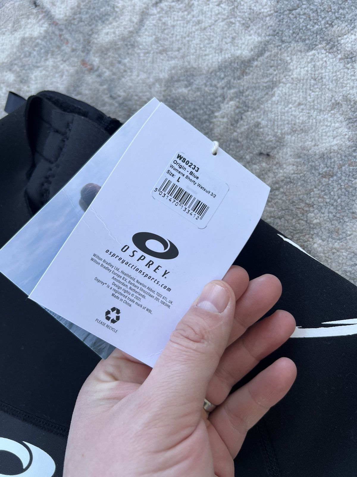 Osprey Osprey Women 3/2 MM Origin Wetsuit Size L / US 10 / IT 46 - 6 Thumbnail
