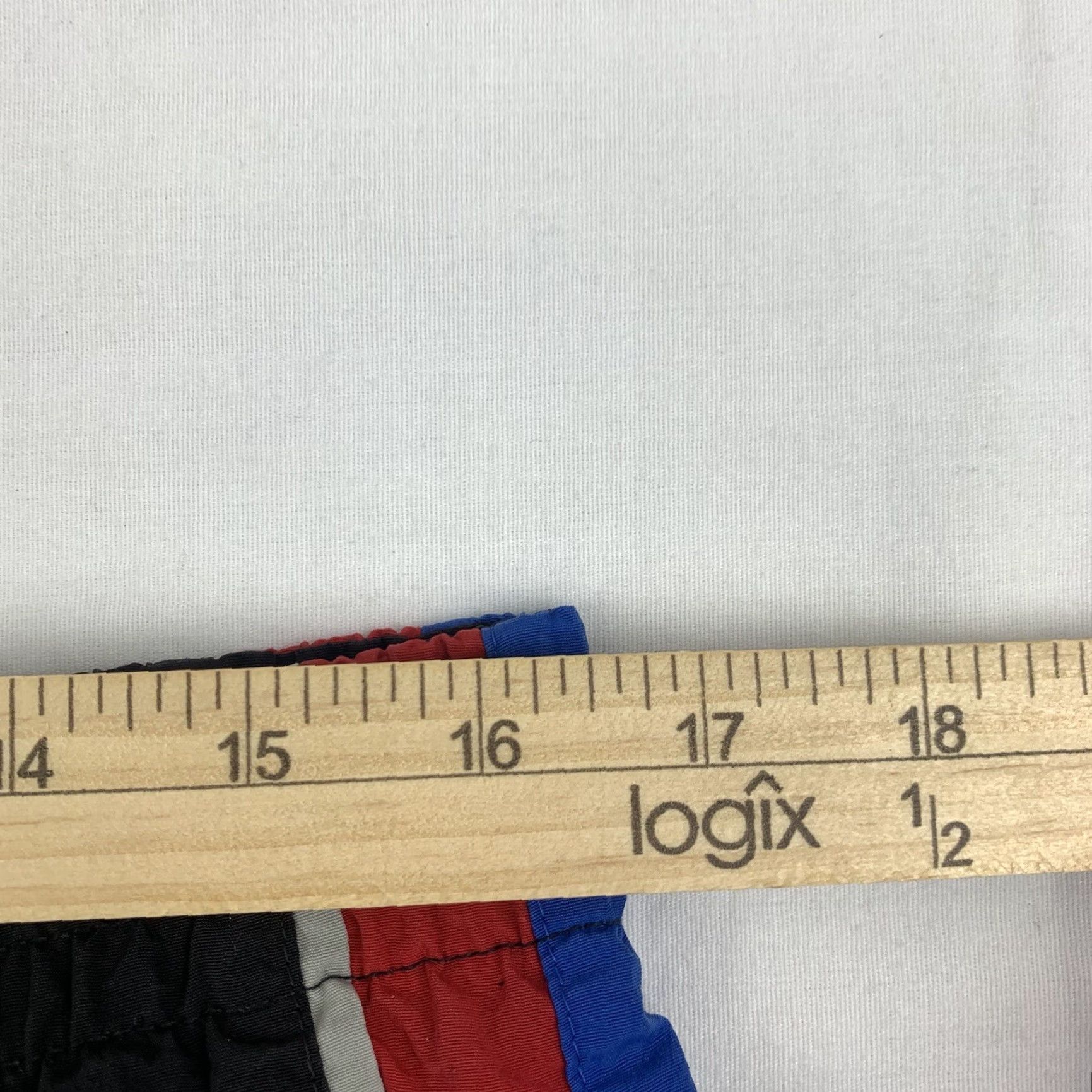 Chaps VINTAGE Chaps Ralph Lauren Swim Trunks Men M Black 90s Big Logo Spellout Size US 31 - 6 Thumbnail