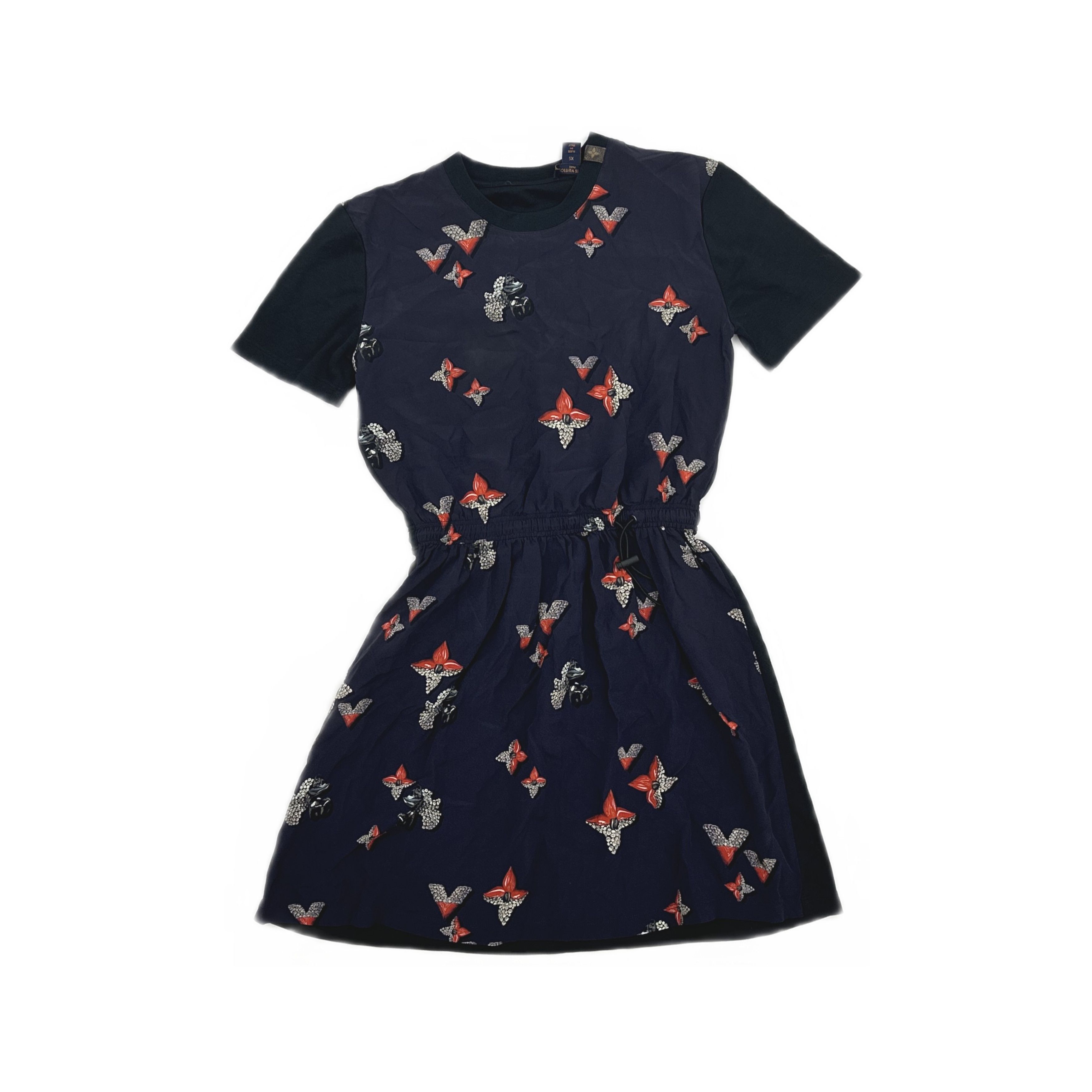 Louis Vuitton Louis Vuitton Floral Print Mini Dress Size XS Size XS / US 0-2 / IT 36-38 - 1 Thumbnail