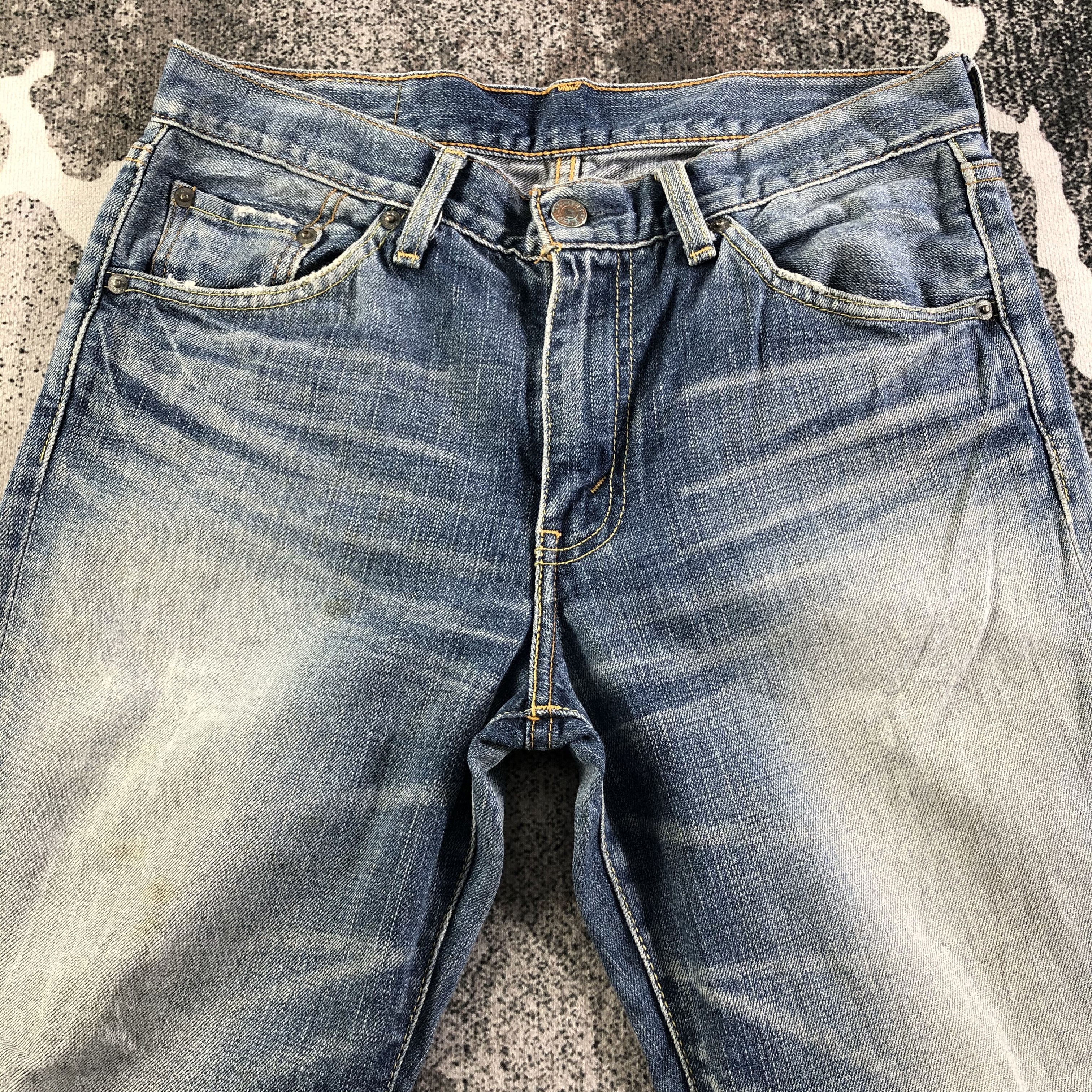 Levi's Vintage Levis 517 Jeans Distress Denim KJ2227 Size US 31 - 3 Thumbnail