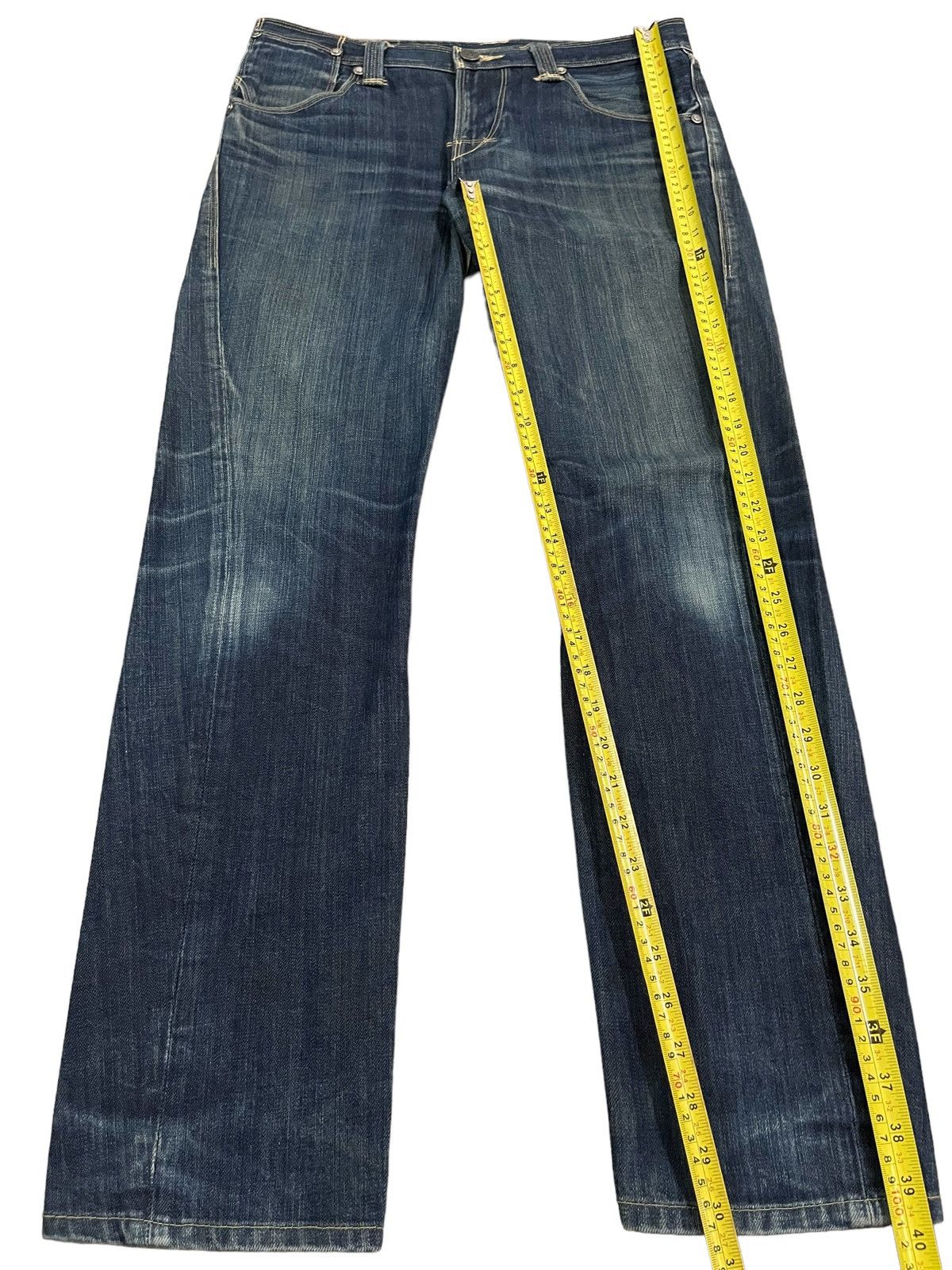 Levi's Vintage 90s Levis Engineered Loose Ripped Twisted Leg Jeans Size US 33 - 16 Thumbnail