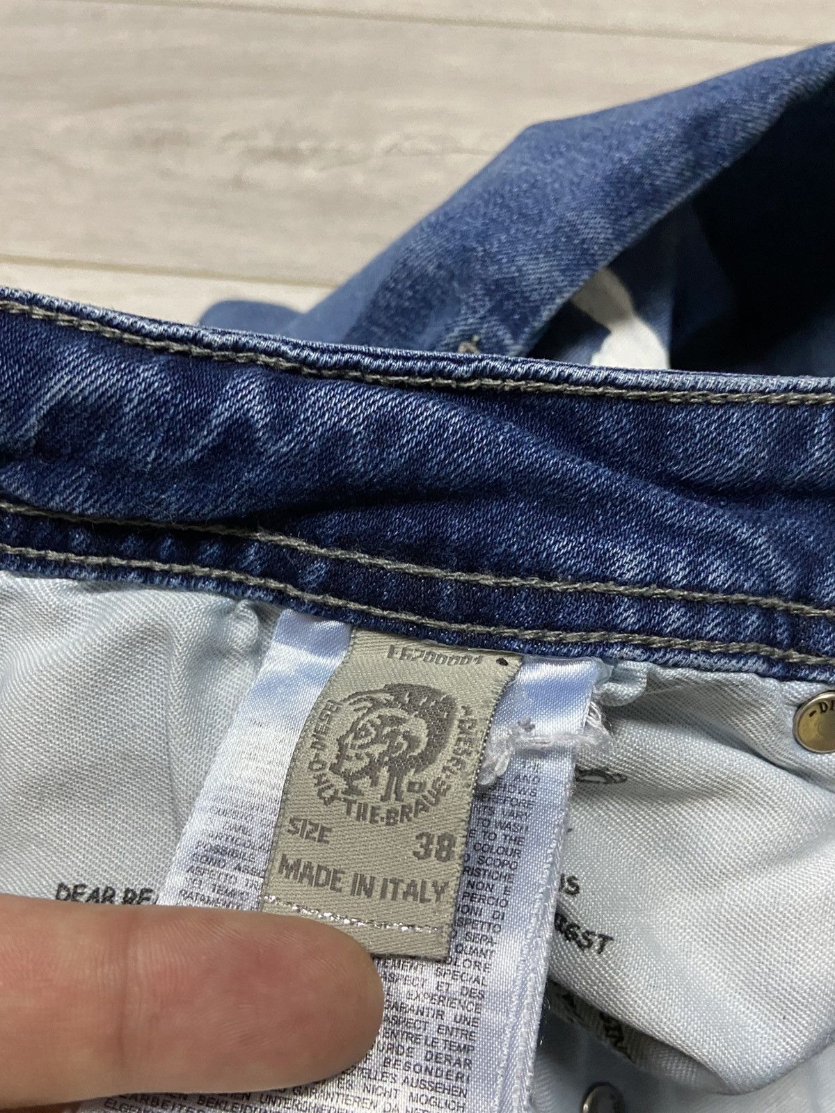 Diesel Diesel spell out big logo painted logo jeans pants Size US 38 / EU 54 - 6 Thumbnail