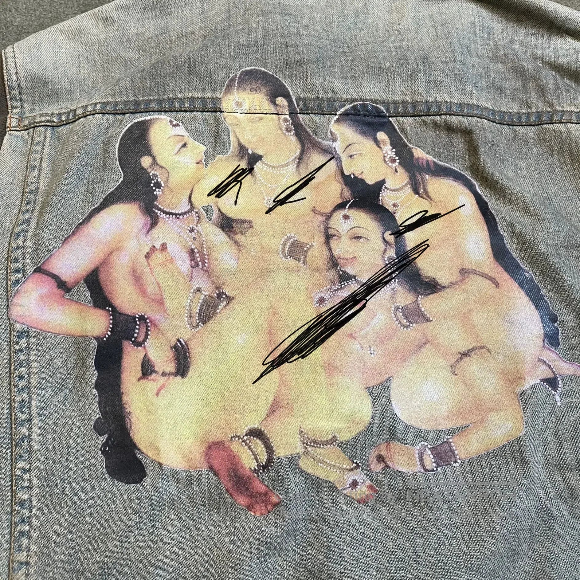 Alexander McQueen alexander mcqueen vintage artwork denim jacket. Size US L / EU 52-54 / 3 - 7 Thumbnail