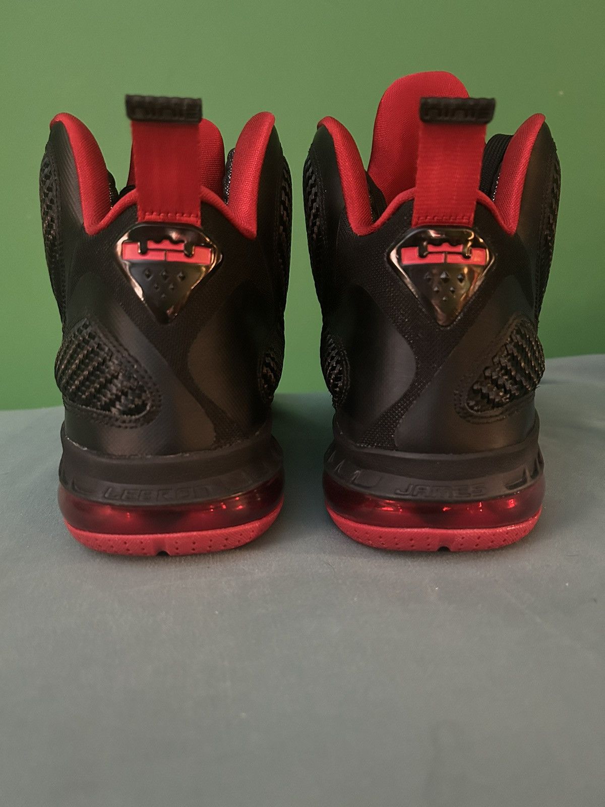 Nike Nike Lebron 9 Miami Heat Away 2012 Size US 11 / EU 44 - 3 Thumbnail