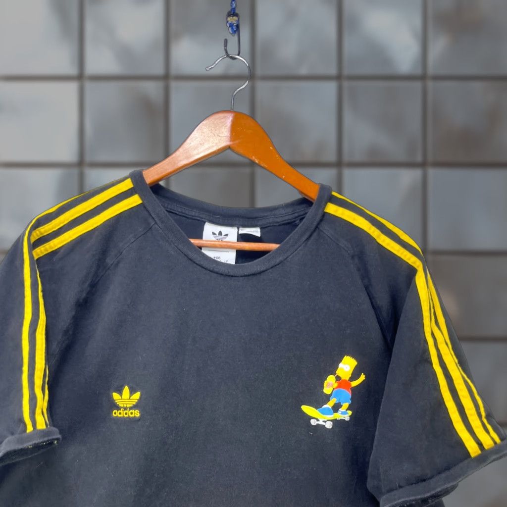 Adidas Adidas The Simpsons Bart T Shirt XL Black Cotton Crew Neck Short Sleeve Mens Regular Vintage No Size US XL / EU 56 / 4 - 1 Thumbnail