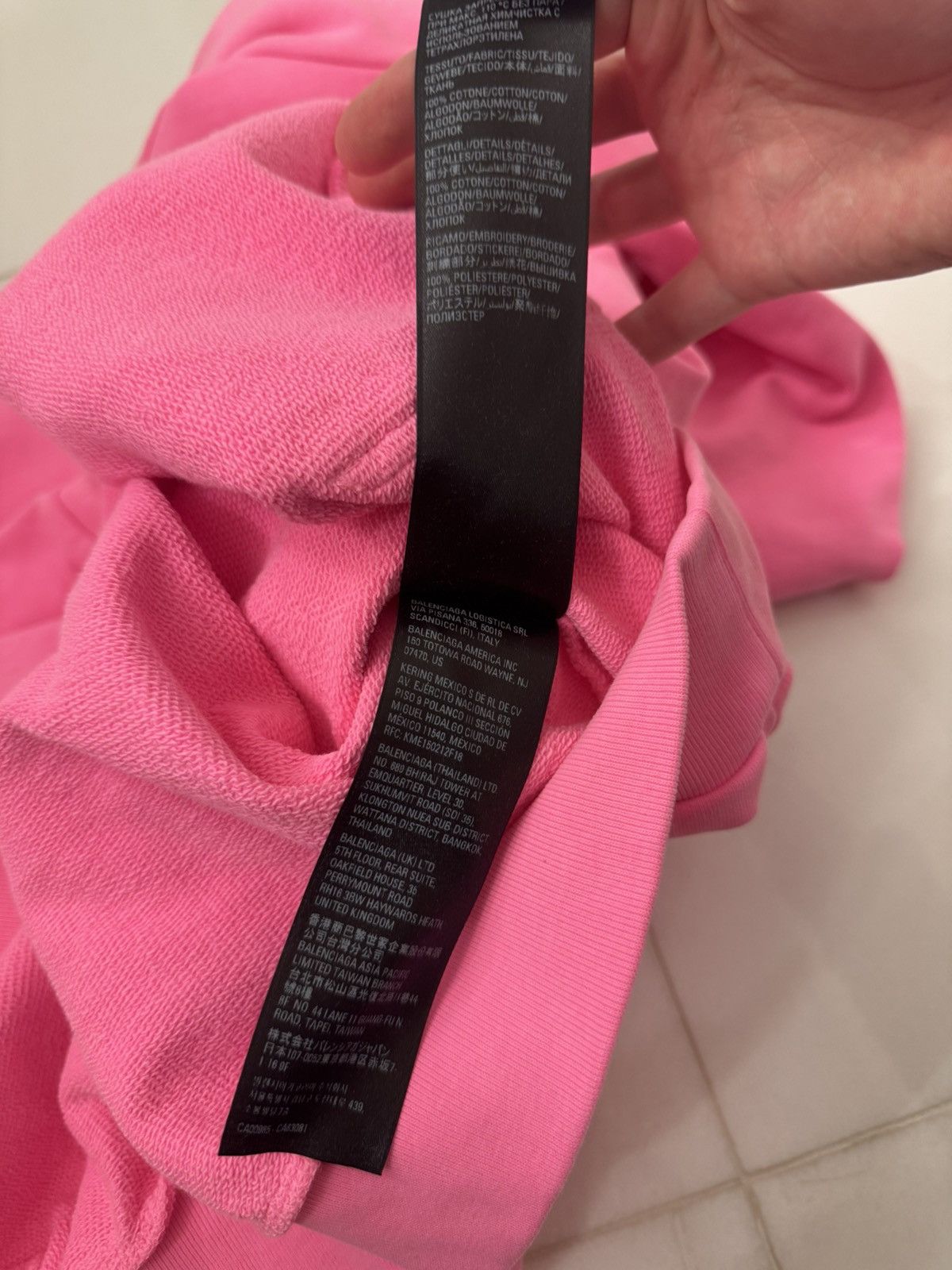 Balenciaga Balenciaga Pink Adidas Hoodie Size US L / EU 52-54 / 3 - 5 Thumbnail