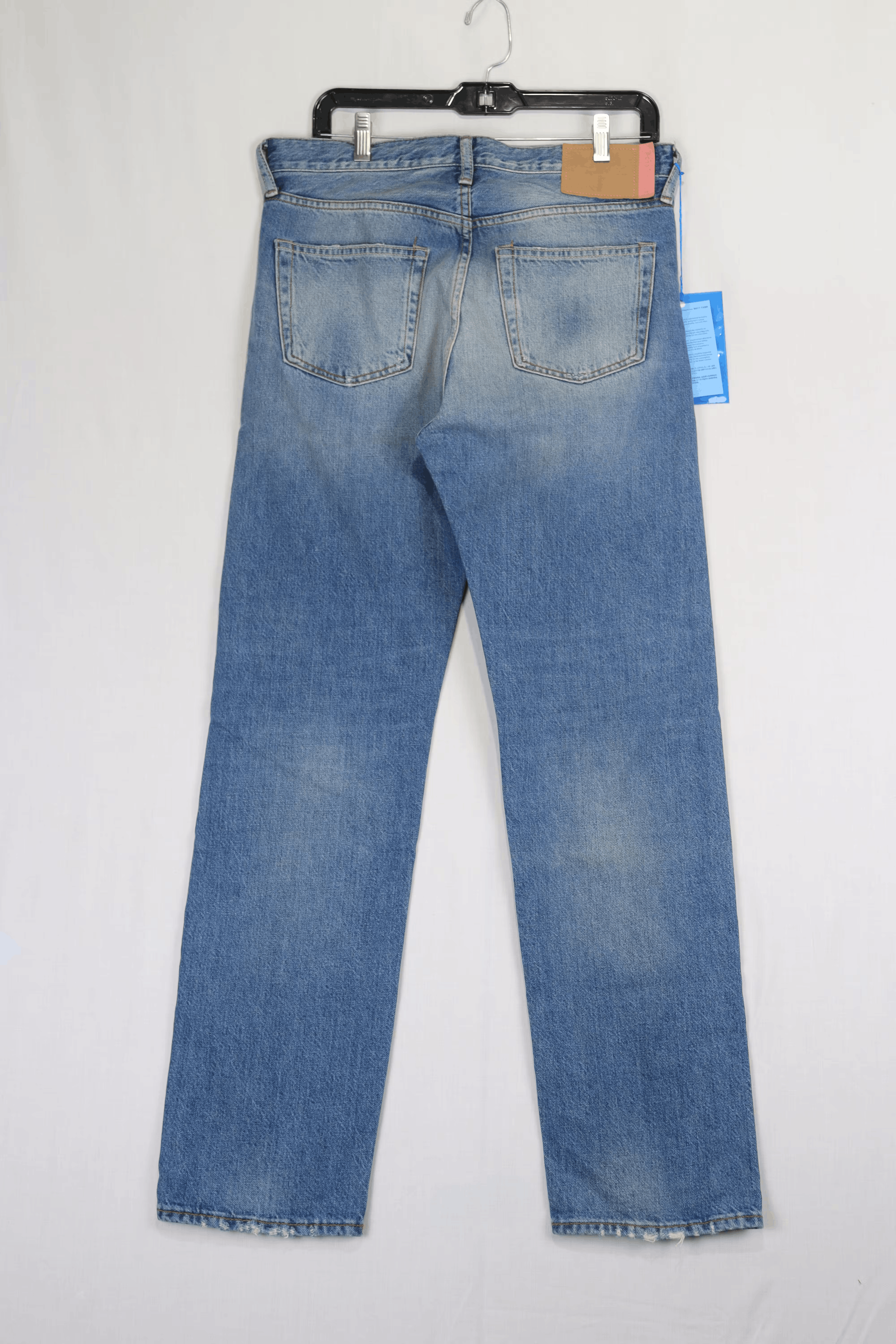 Acne Studios o1rshd10124 1996 Trash Jeans in Mid Blue Size US 30 / EU 46 - 5 Thumbnail