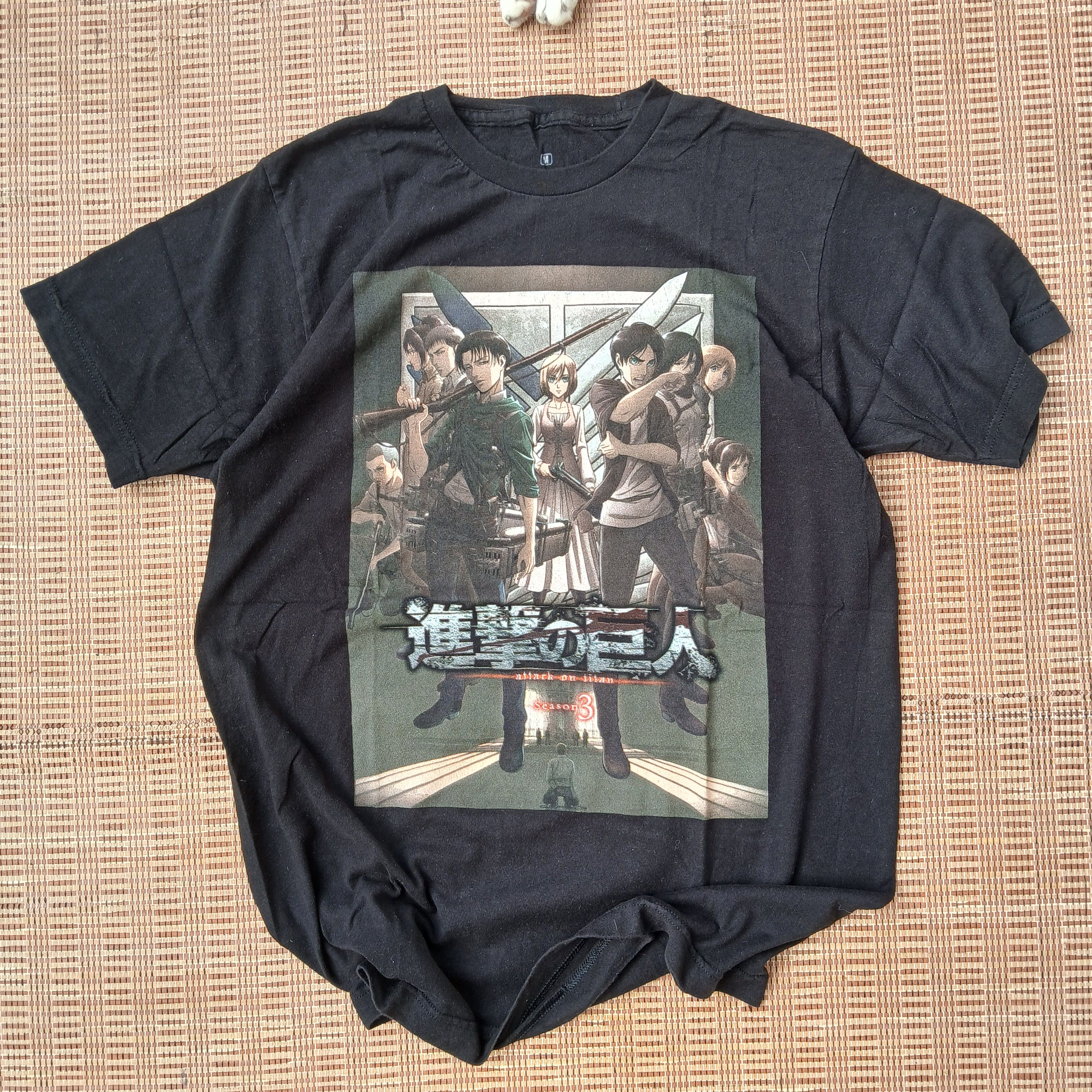 Anime × Japanese Brand × Vintage Attack on tittan official season 3 Size US M / EU 48-50 / 2 - 1 Thumbnail