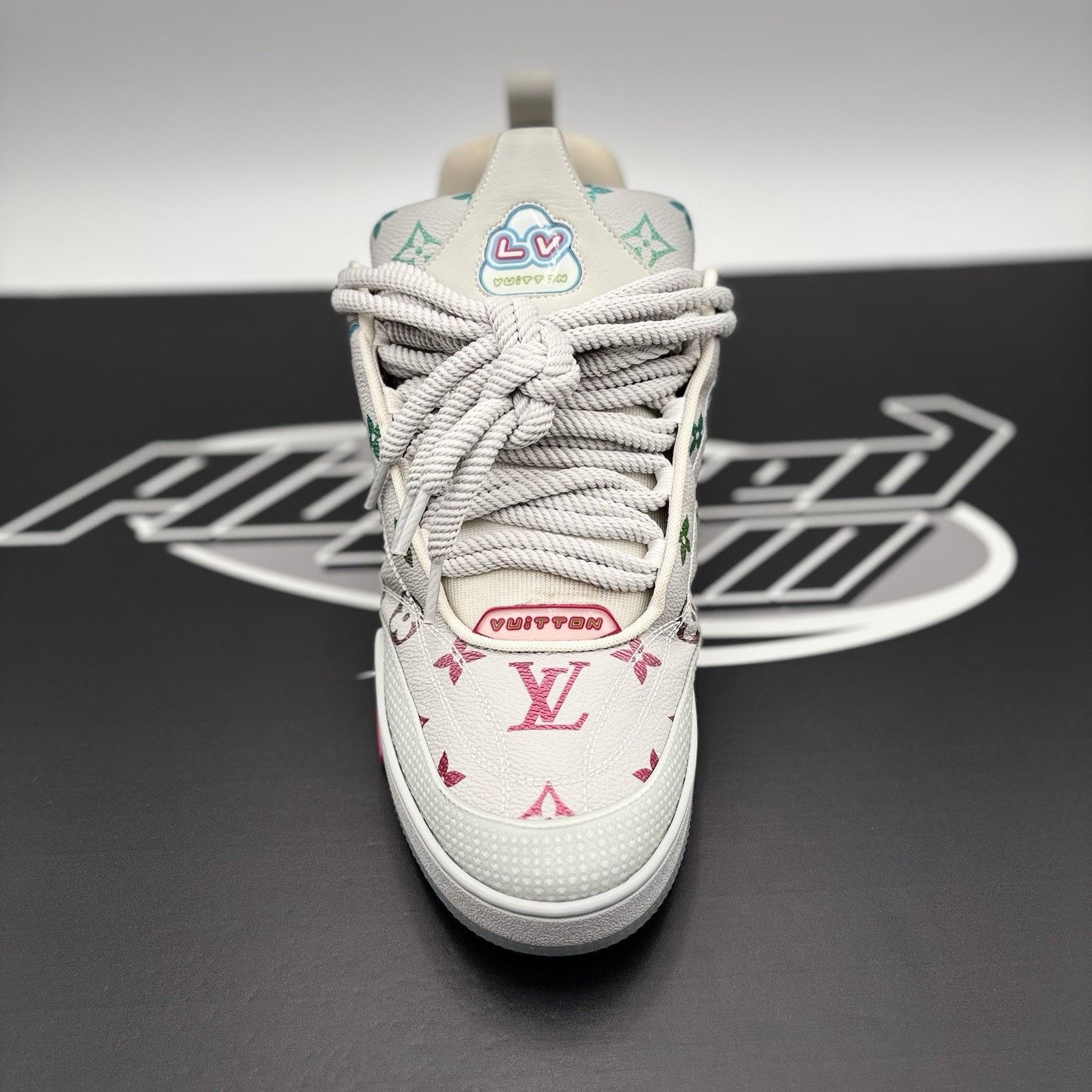 Louis Vuitton Louis Vuitton Skate ' Grey Monogram Multicolor' | GREAT! Size US 12.5 / EU 45-46 - 5 Thumbnail