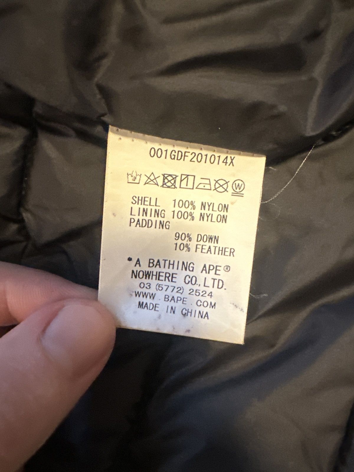 Bape Black Bape Puffer Size US M / EU 48-50 / 2 - 3 Thumbnail
