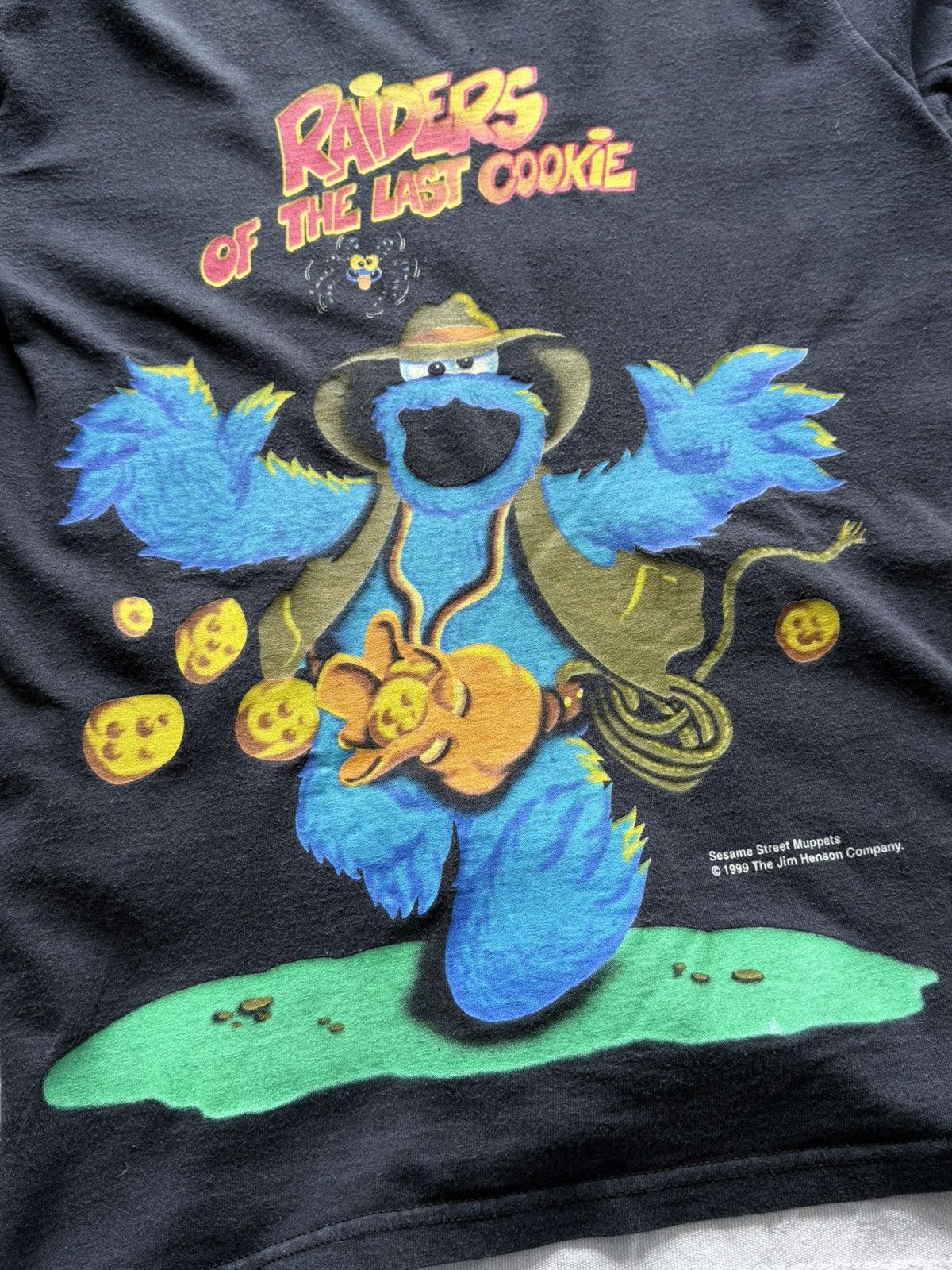 Cartoon Network Vintage 90s Sesame Street Cookie Monster T-Shirt Tee Size US S / EU 44-46 / 1 - 3 Thumbnail